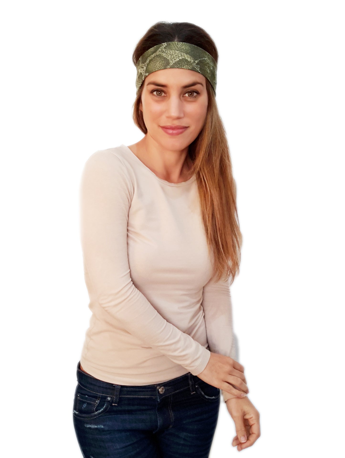 Cinta de Pelo Elástica con Nudo · Serpiente