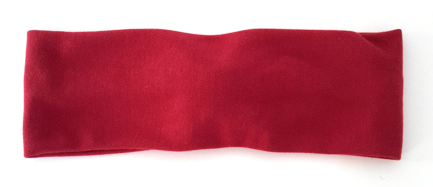 Cinta de Pelo Elástica con Nudo · Burdeos