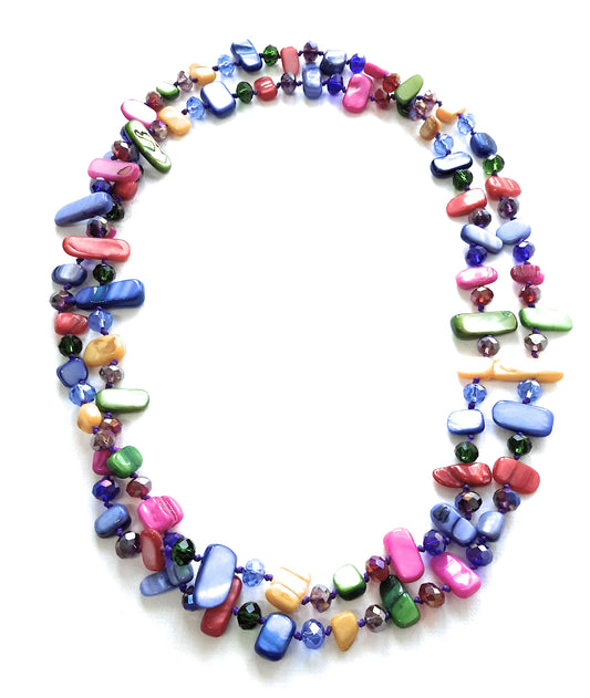 Collar Largo de Nácar · Tutti Frutti