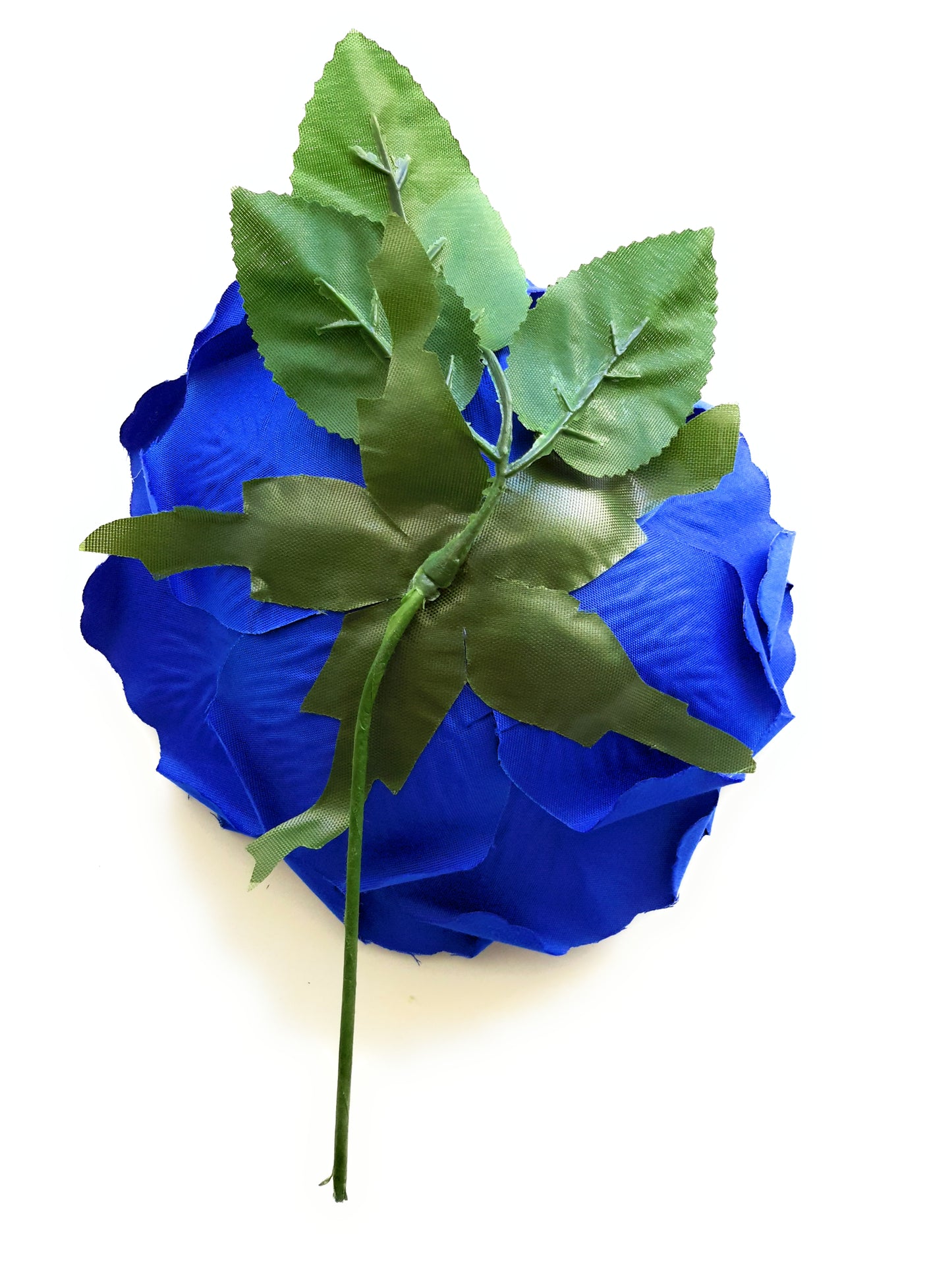 Flor Flamenca Pelo Grande Ø19cm · Azul