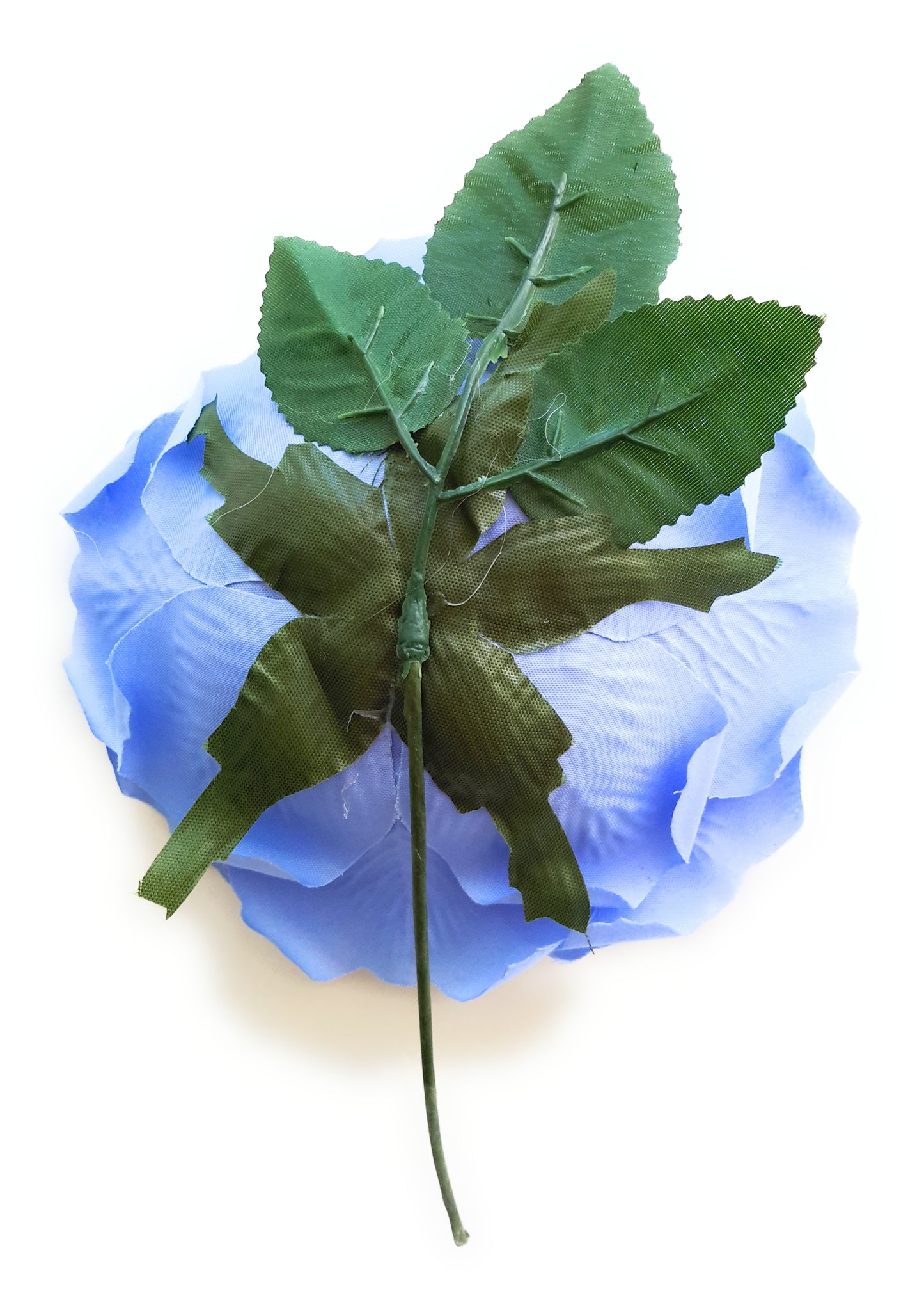 Flor Flamenca Pelo Grande Ø19cm · Azul Cobalto