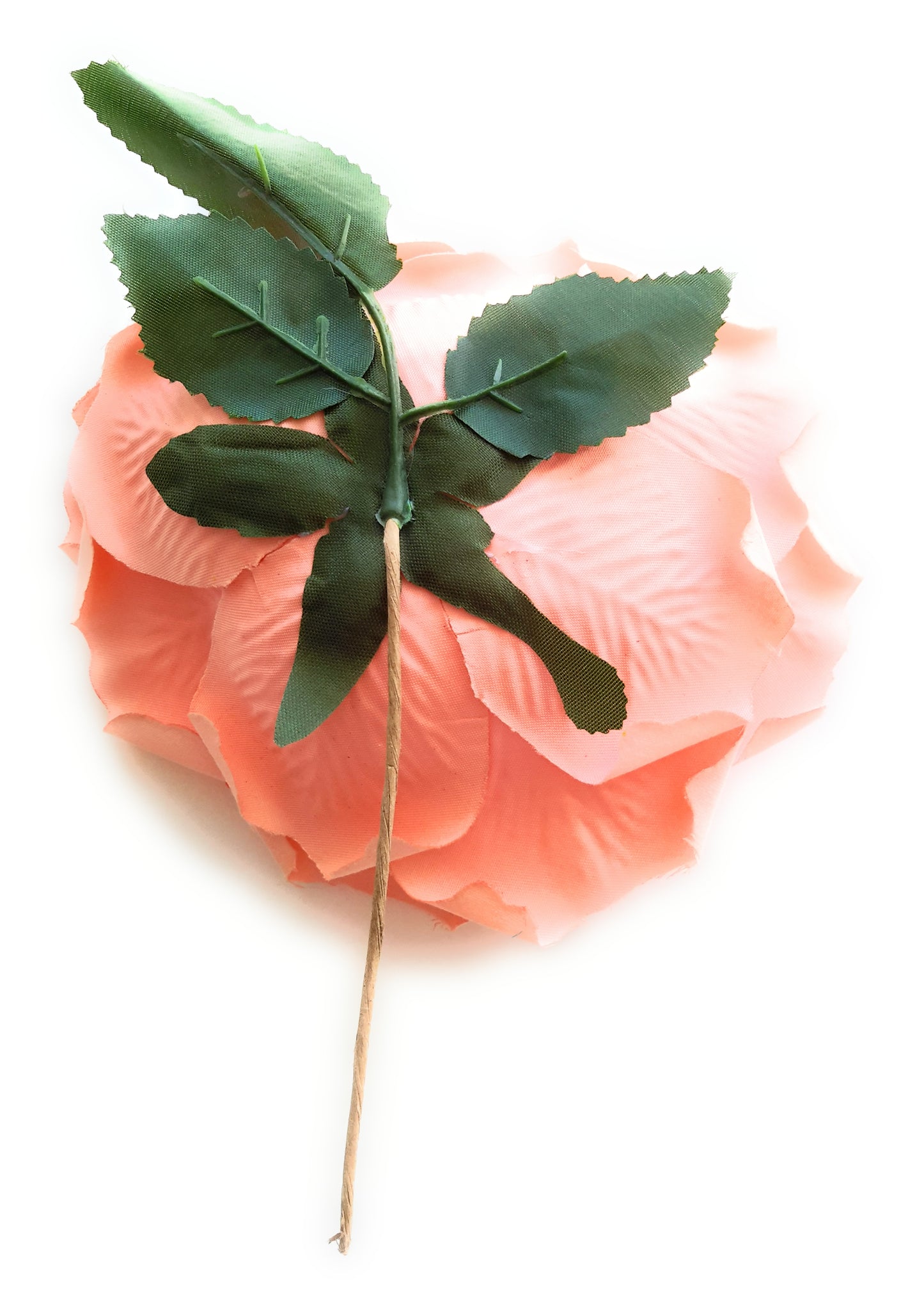 Flor Flamenca Pelo Grande Ø19cm · Salmón