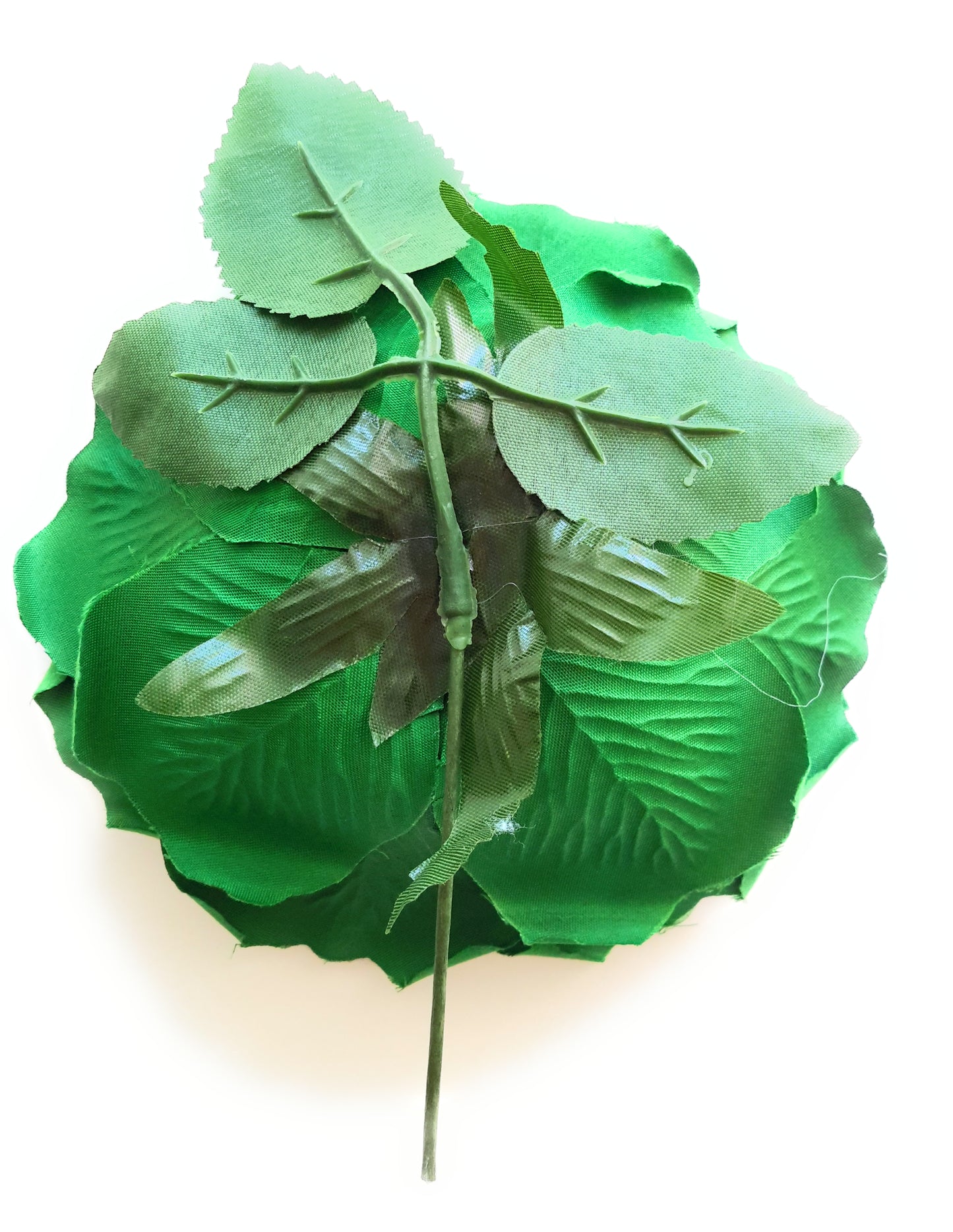 Flor Flamenca Pelo Grande Ø19cm · Verde Bosque