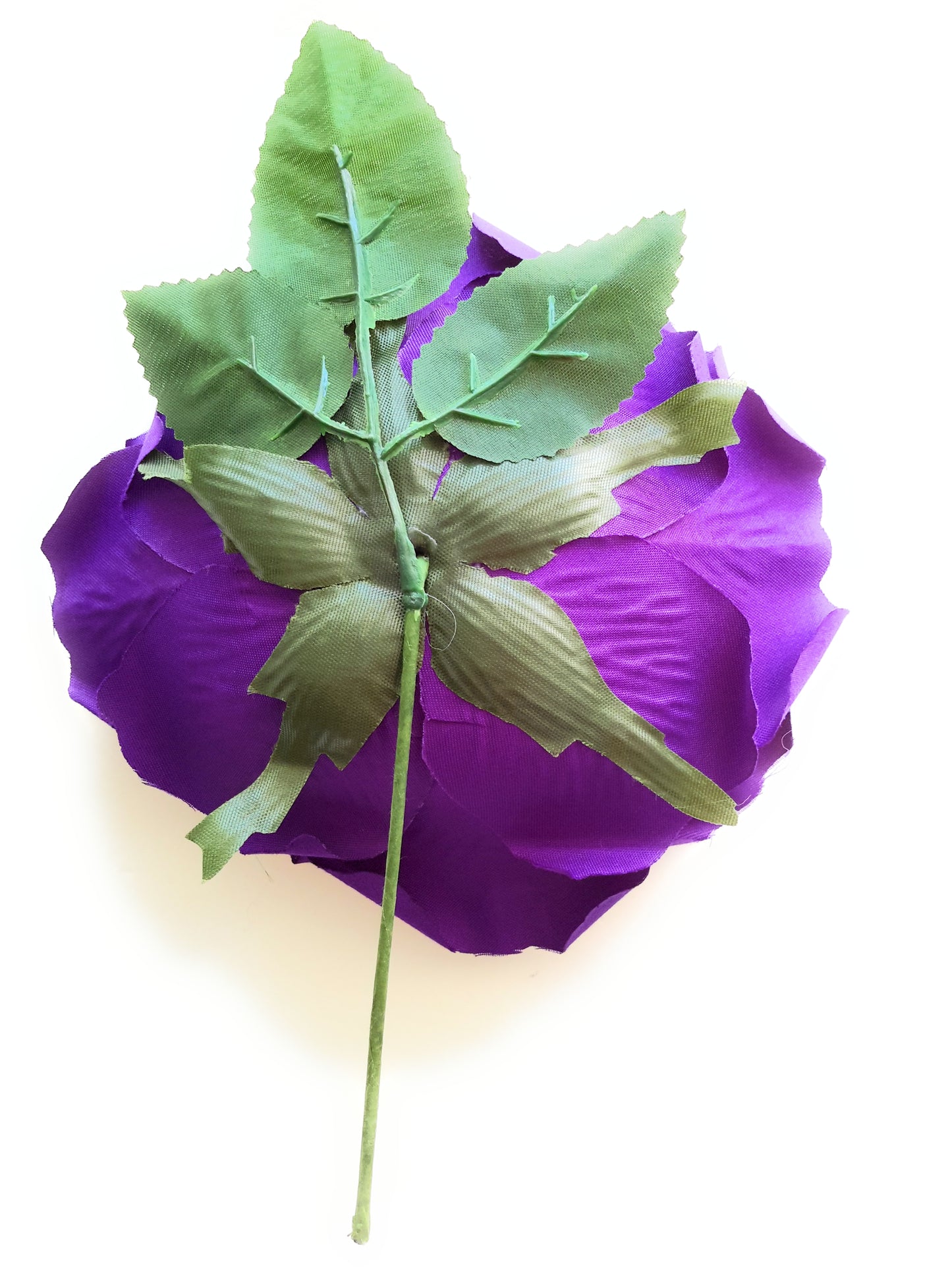 Flor Flamenca Pelo Grande Ø19cm · Morado Lila