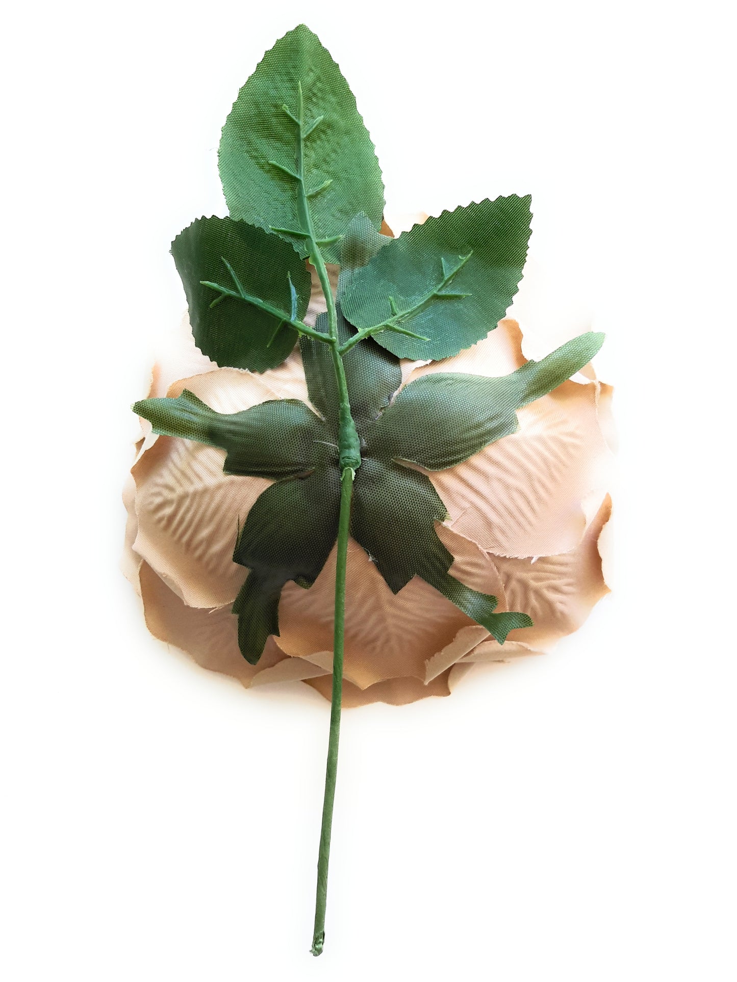 Flor Flamenca Pelo Grande Ø19cm · Beis