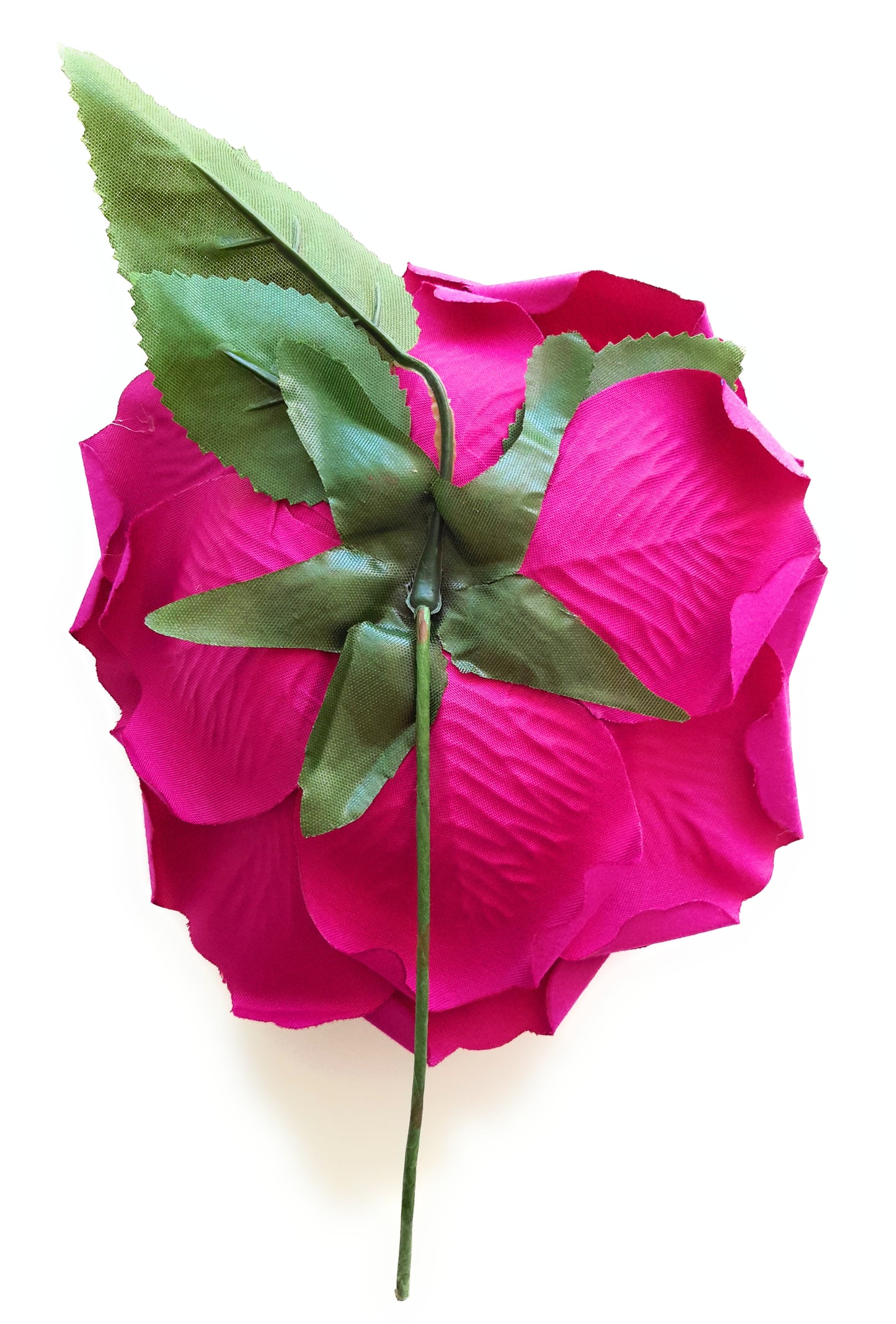 Flor Flamenca Pelo Grande Ø19cm · Fucsia