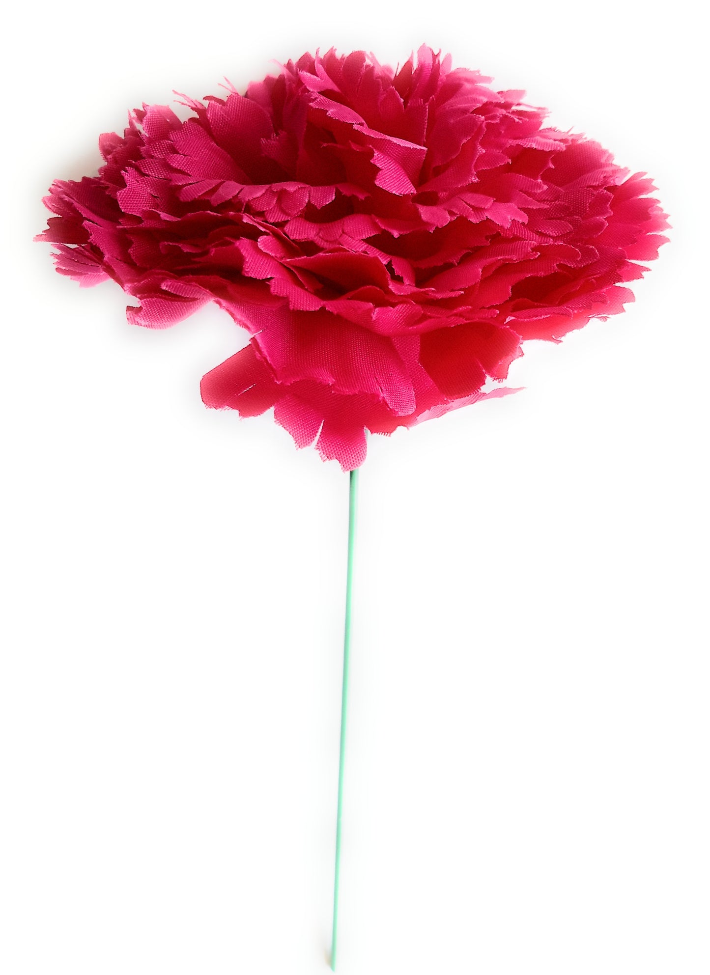 Clavel Flamenco Flor Pelo Ø9cm · Frambuesa