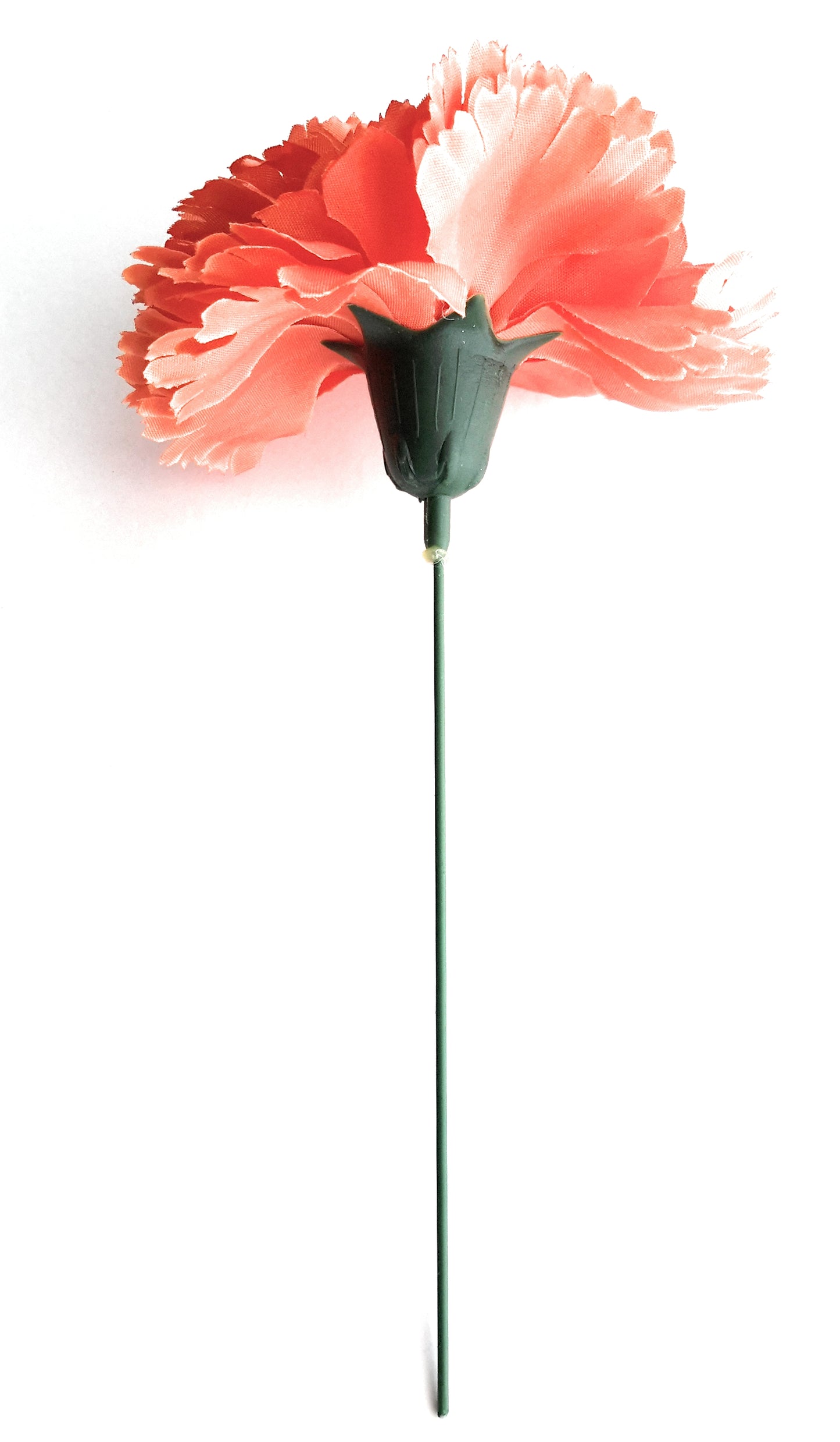 Clavel Flamenco Flor Pelo Ø9cm · Naranja