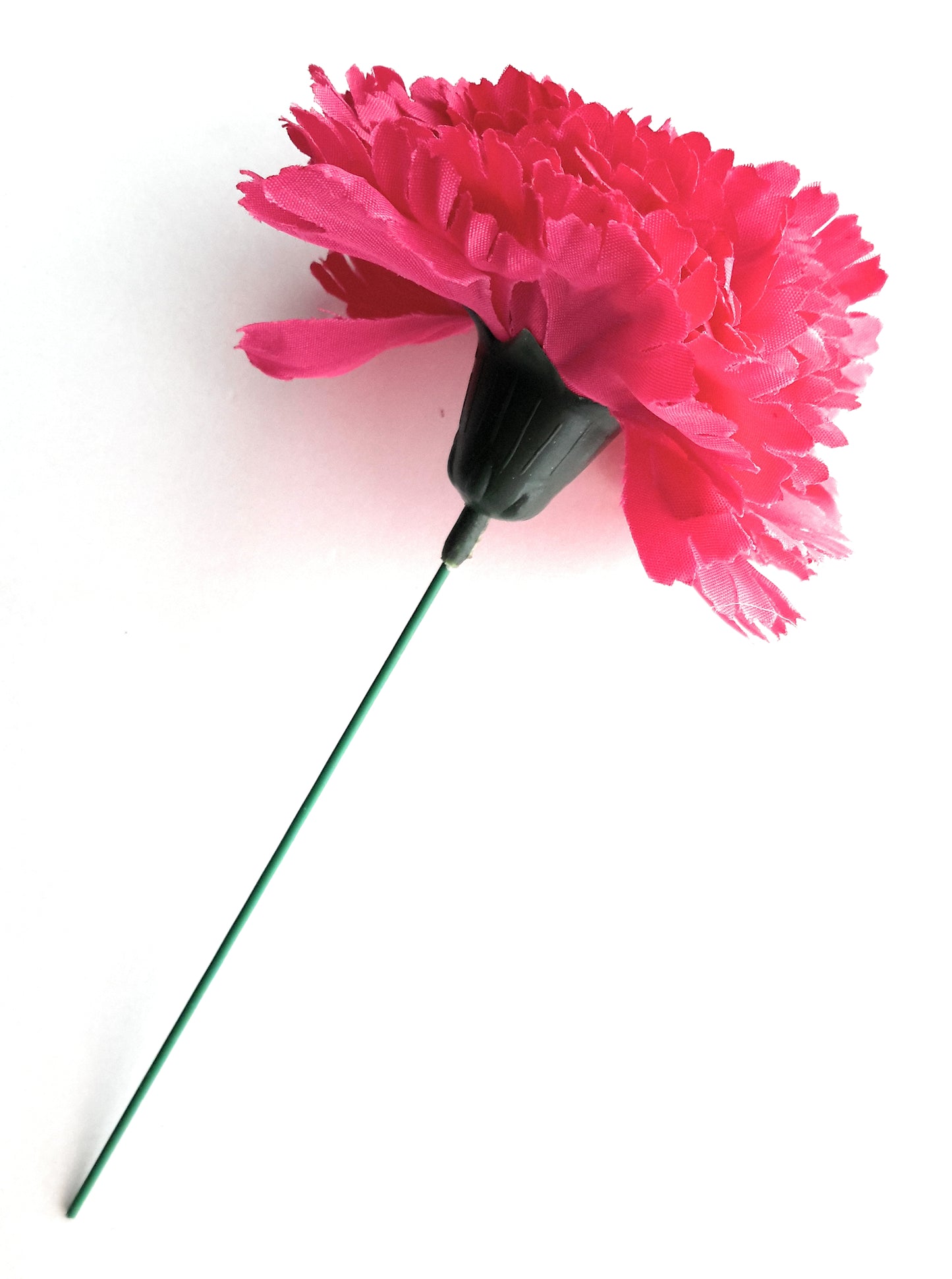 Clavel Flamenco Flor Pelo Ø9cm · Fucsia