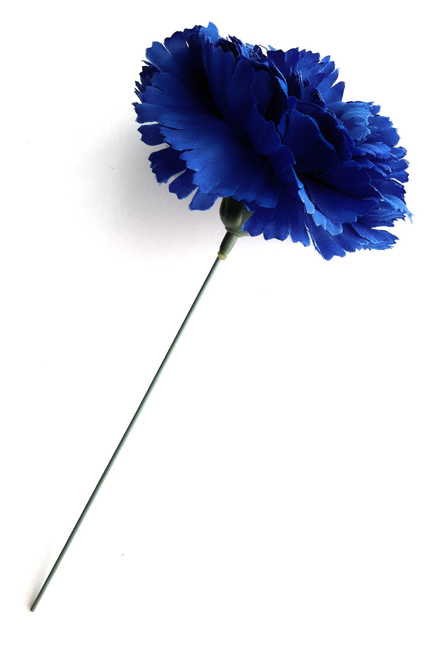 Clavel Flamenco Flor Pelo Ø9cm · Azul
