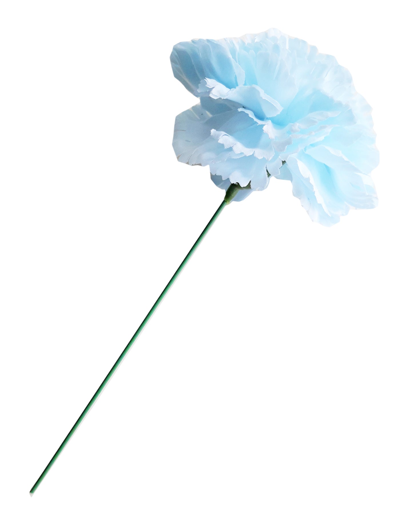 Clavel Flamenco Flor Pelo Ø9cm · Azul Claro