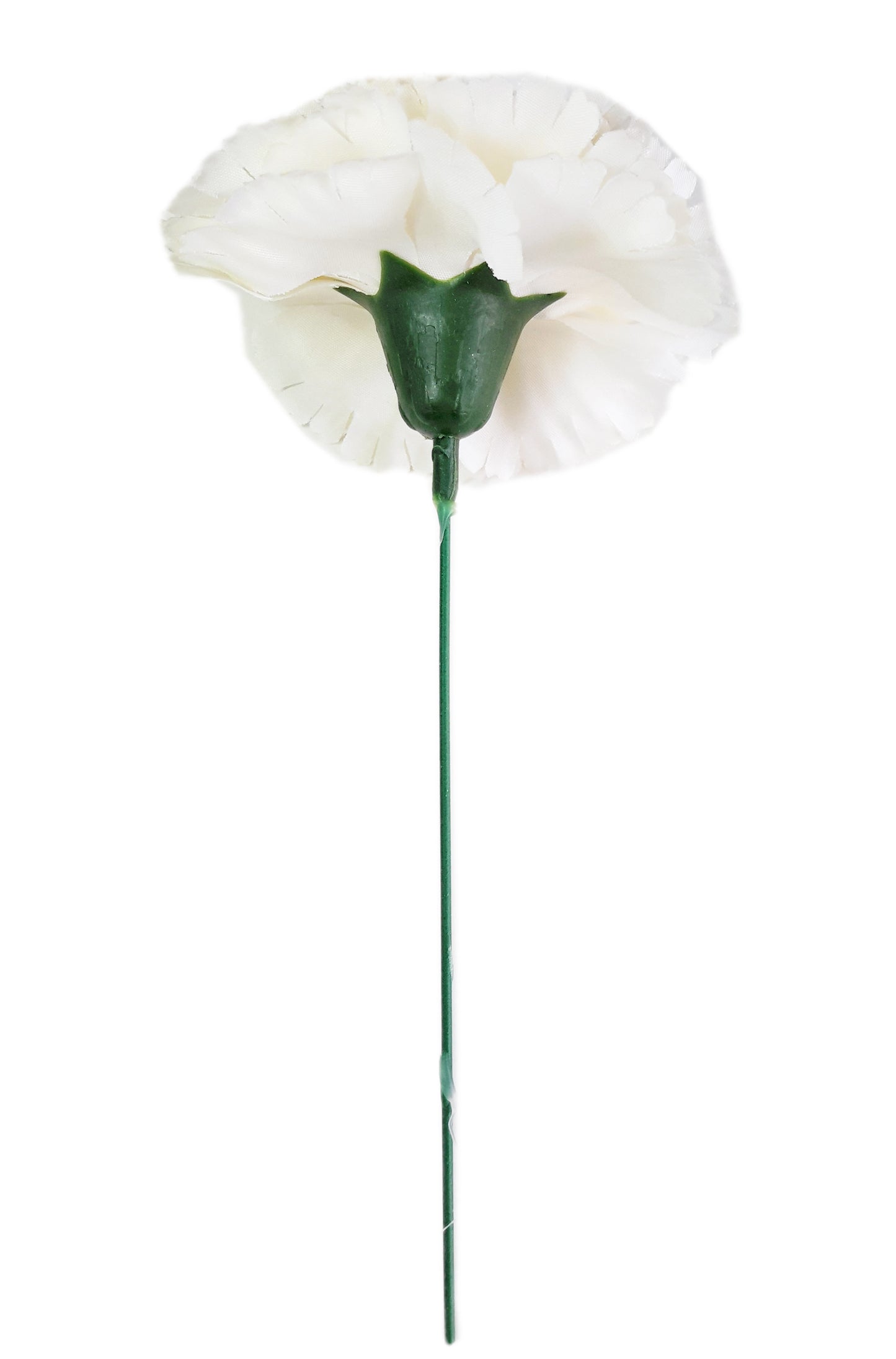 Clavel Flamenco Flor Pelo Ø9cm · Marfil