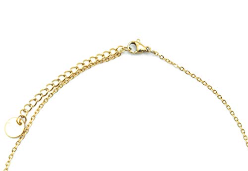 Collar Corto Cadenita Dorada · Estrella 3D