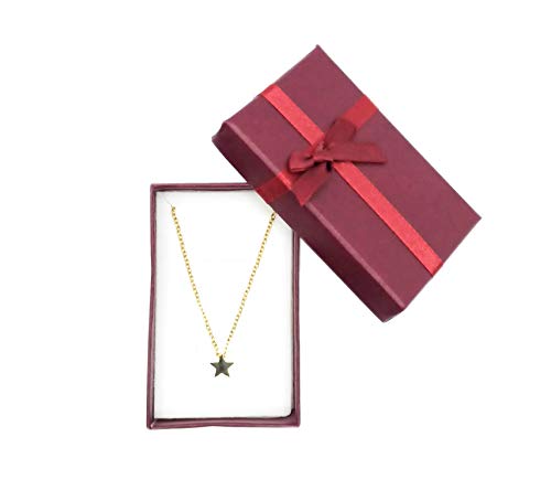 Collar Corto Cadenita Dorada · Estrella 3D