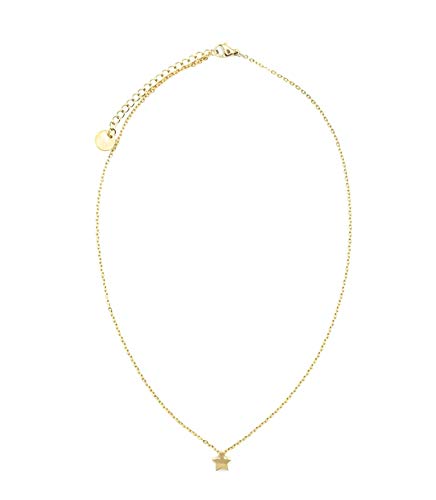 Collar Corto Cadenita Dorada · Estrella 3D