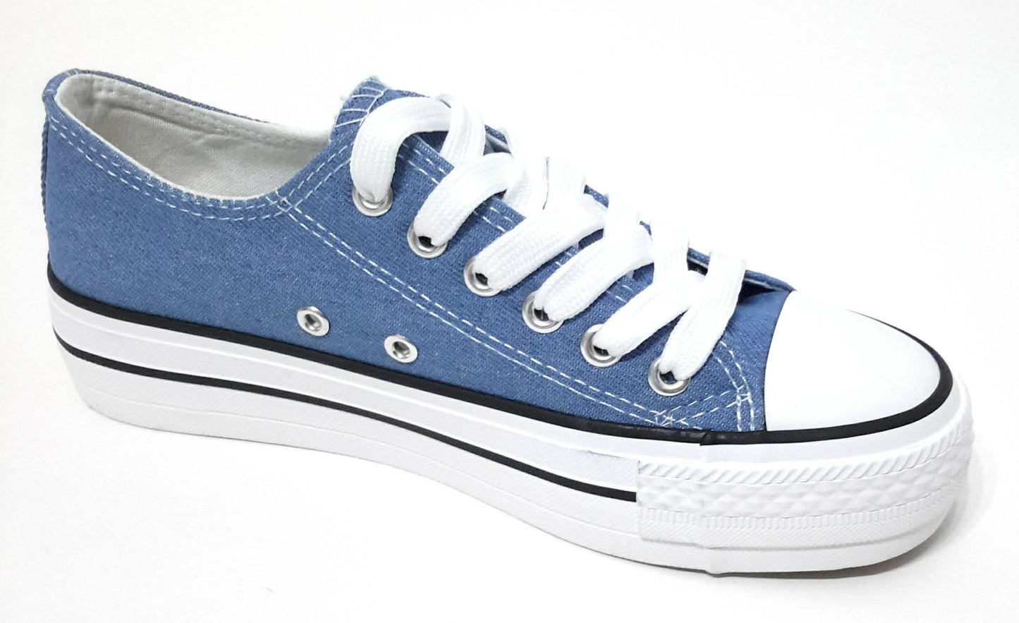 Zapatillas Bajas · Denim Plataforma (T.36 · T.38 · T.39)