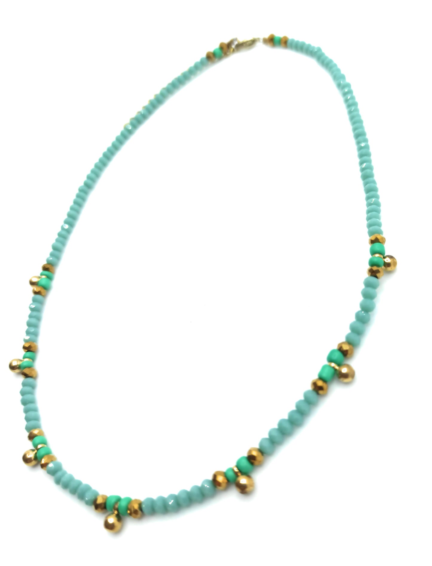 Gargantilla Alegre Bolitas · Celeste