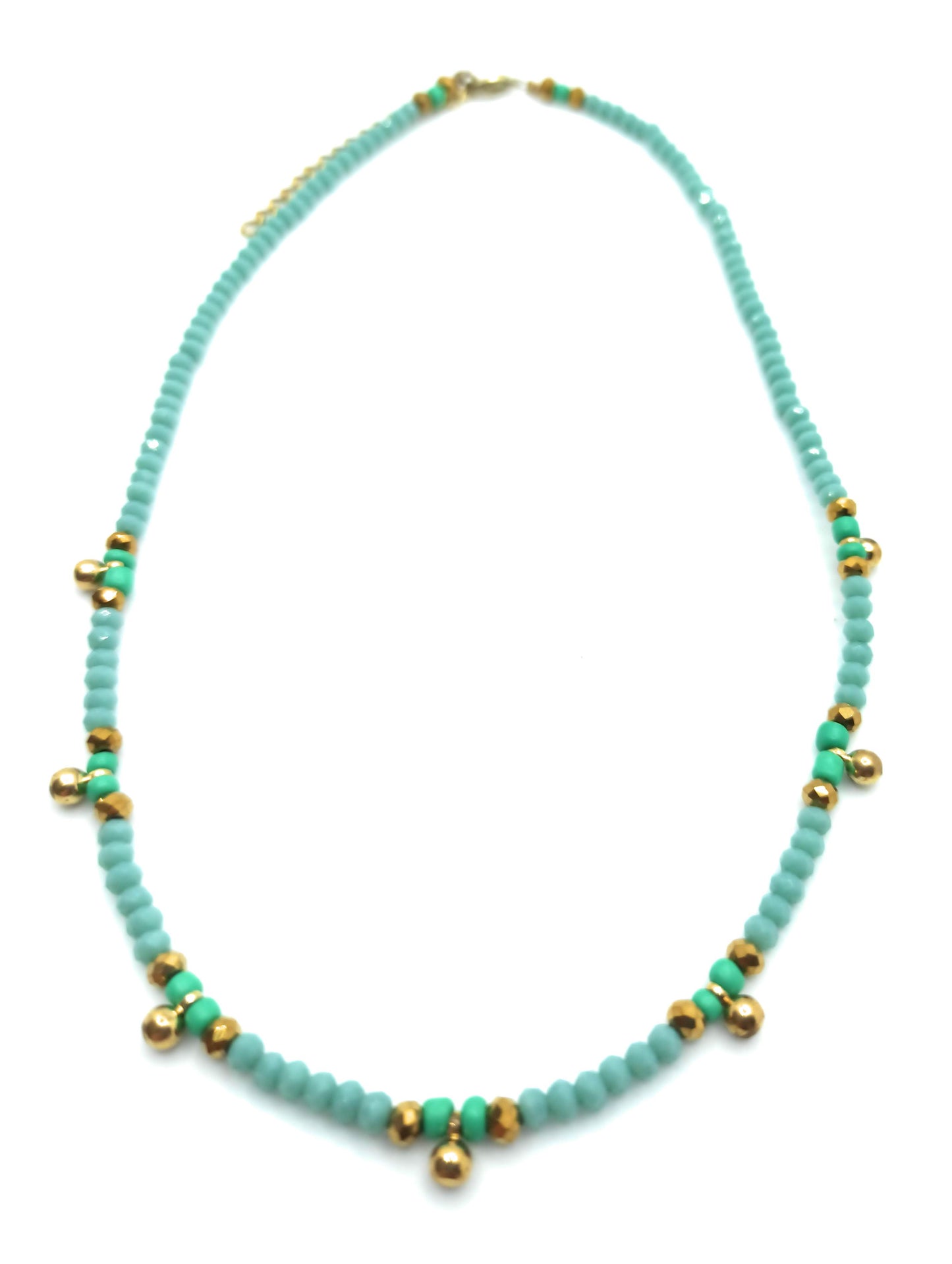 Gargantilla Alegre Bolitas · Celeste