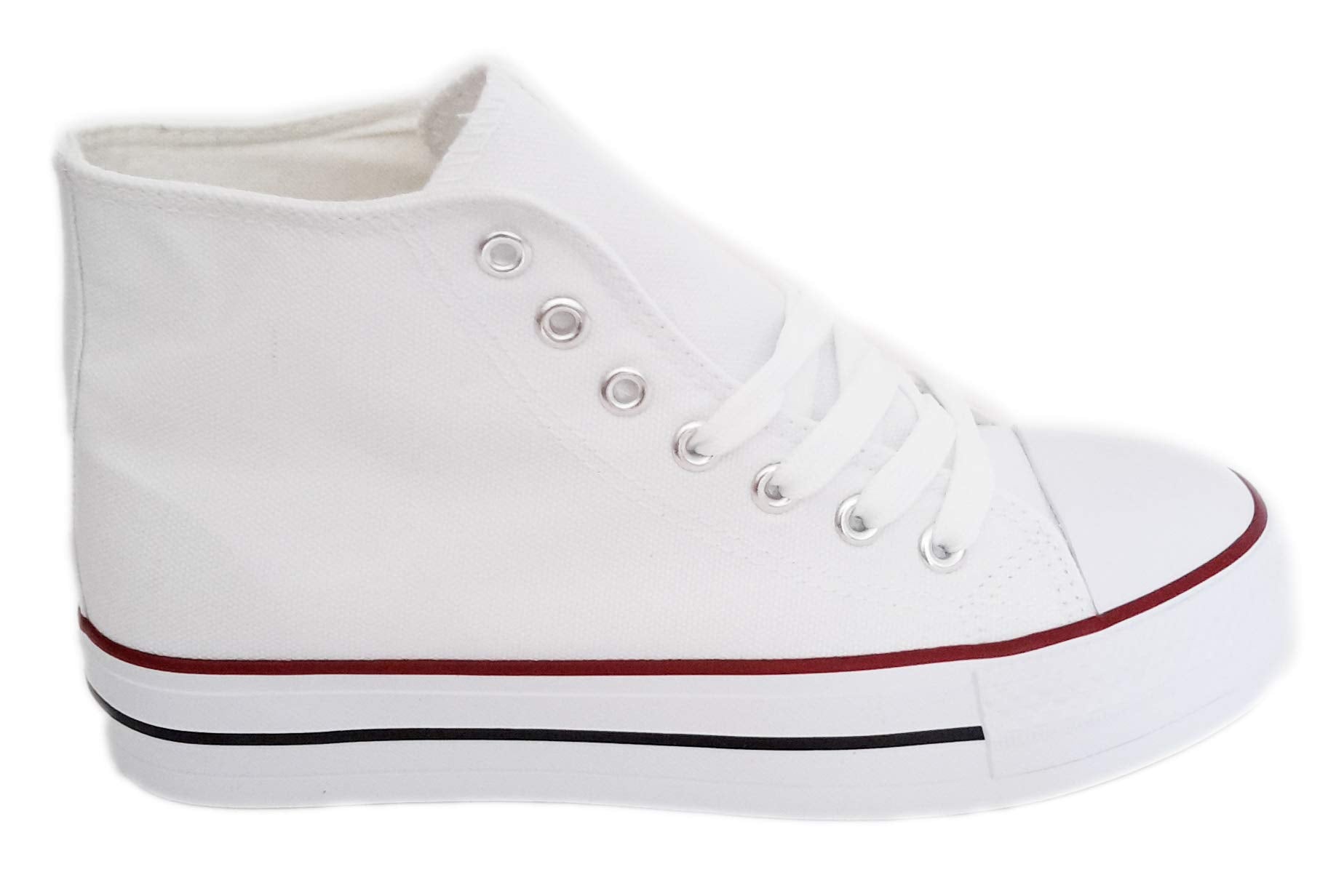 Converse plataforma shop blancas altas 37