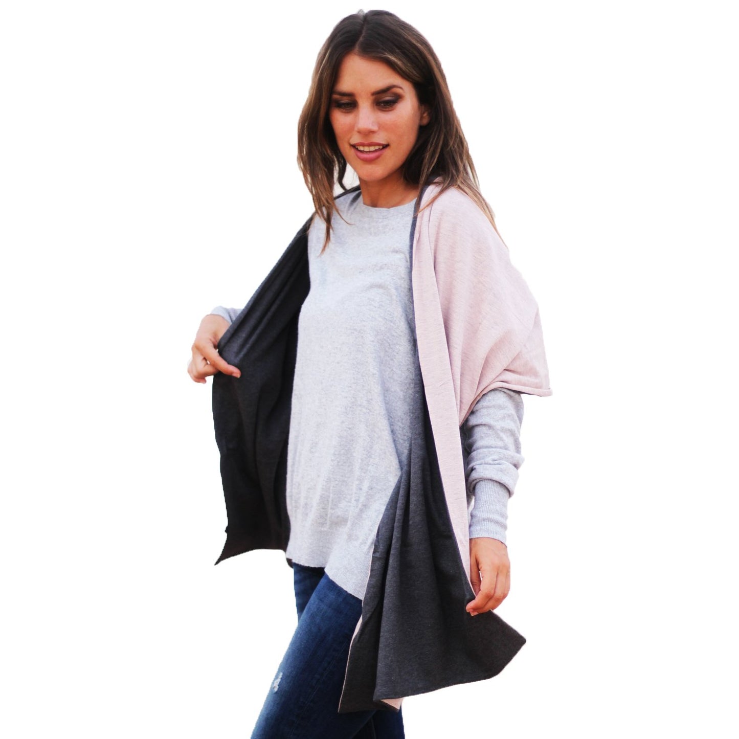 Bufanda Grande de Punto · Fauna Oliva