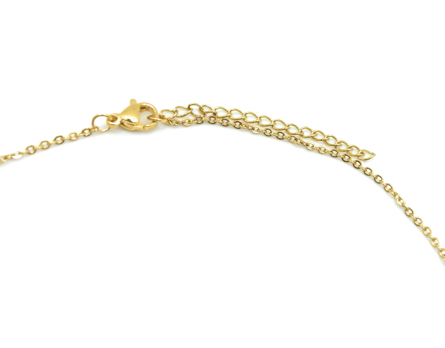 Collar Corto dorado Gargantilla · Cruz Dorado 3D