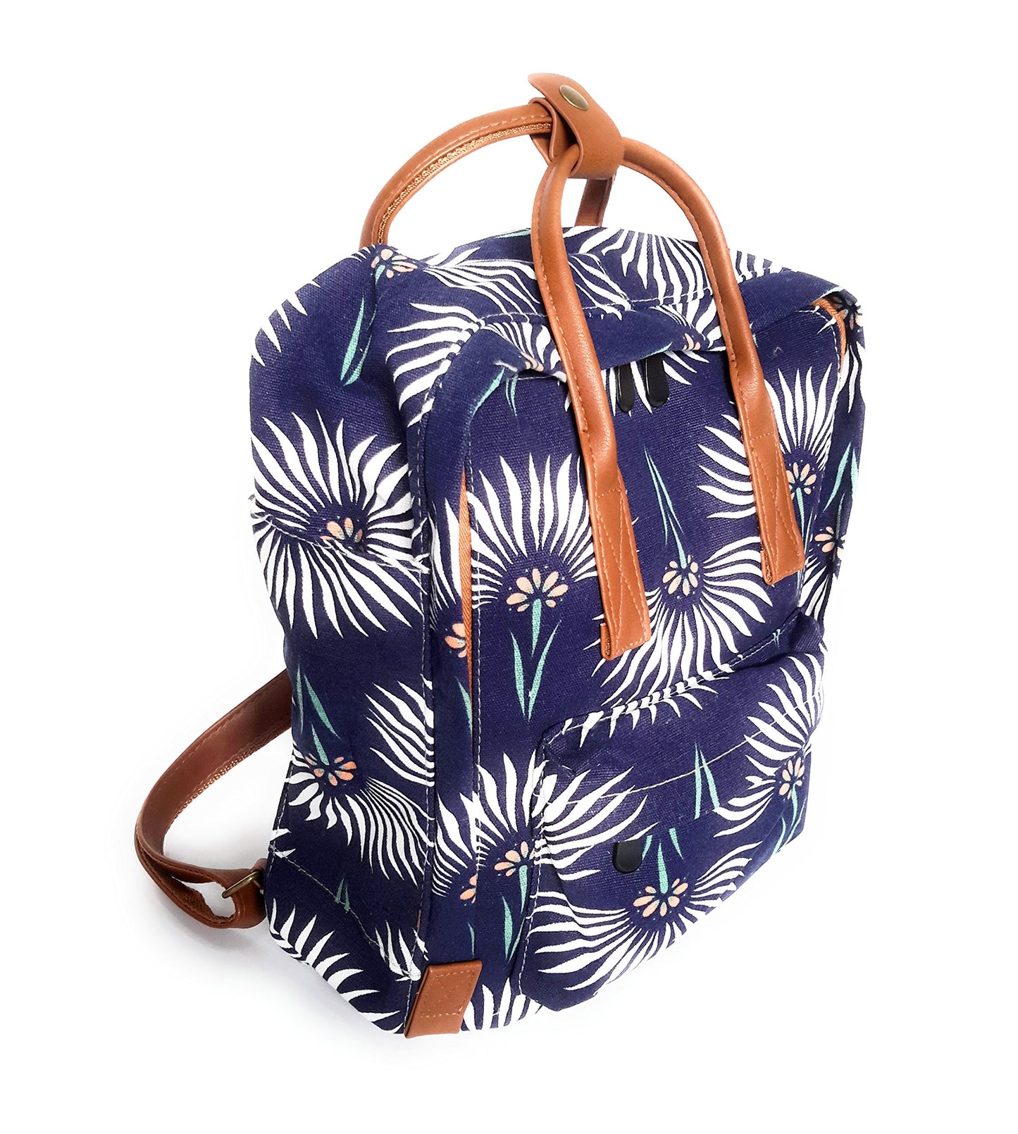 Bolso Mochila Estampada · Azul