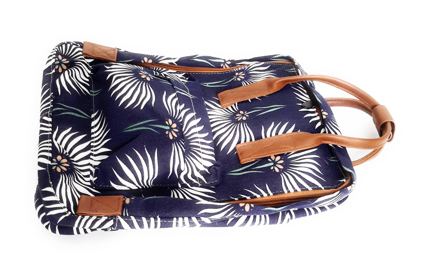 Bolso Mochila Estampada · Azul