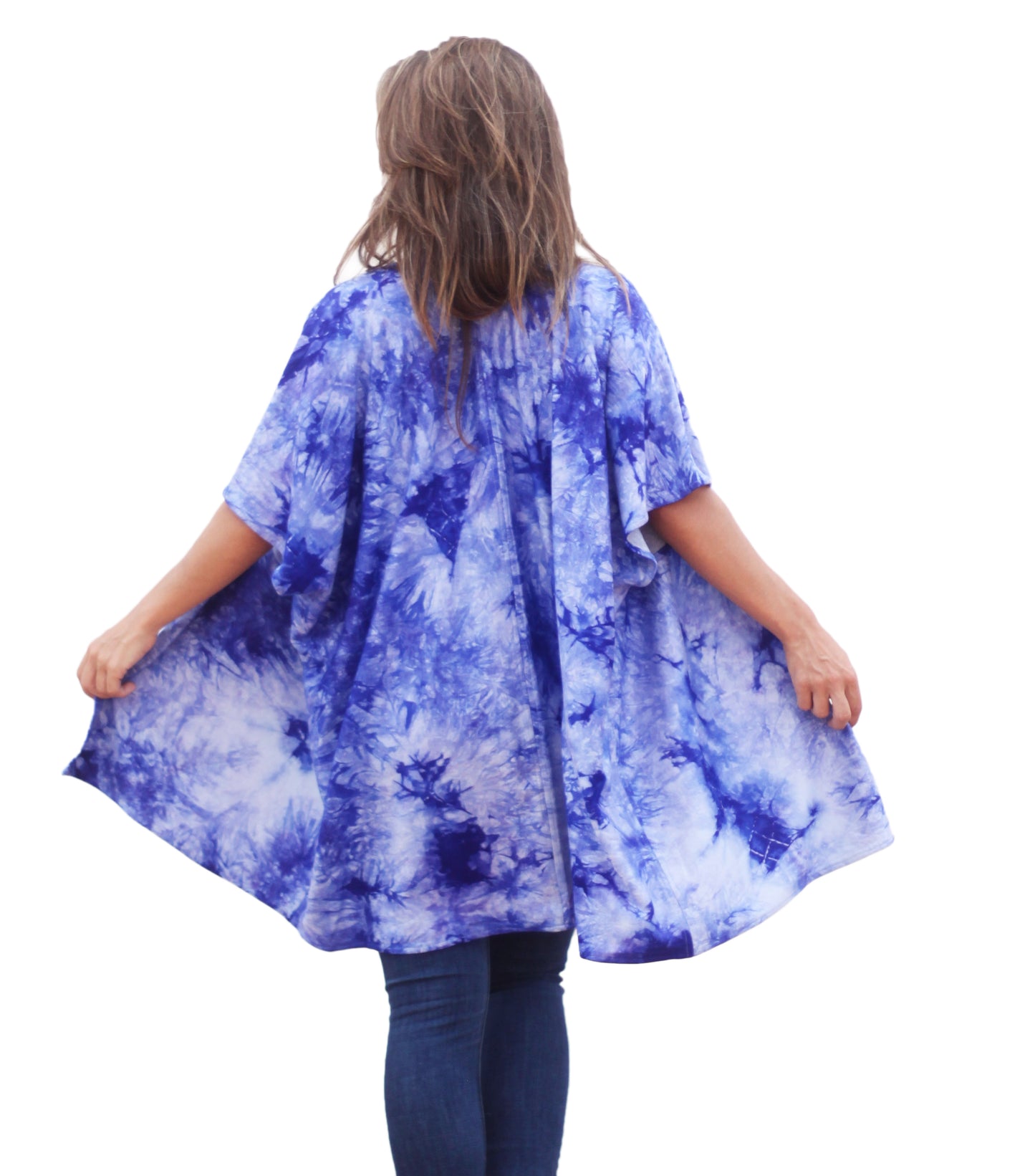 Camisola Larga · Batik Azul