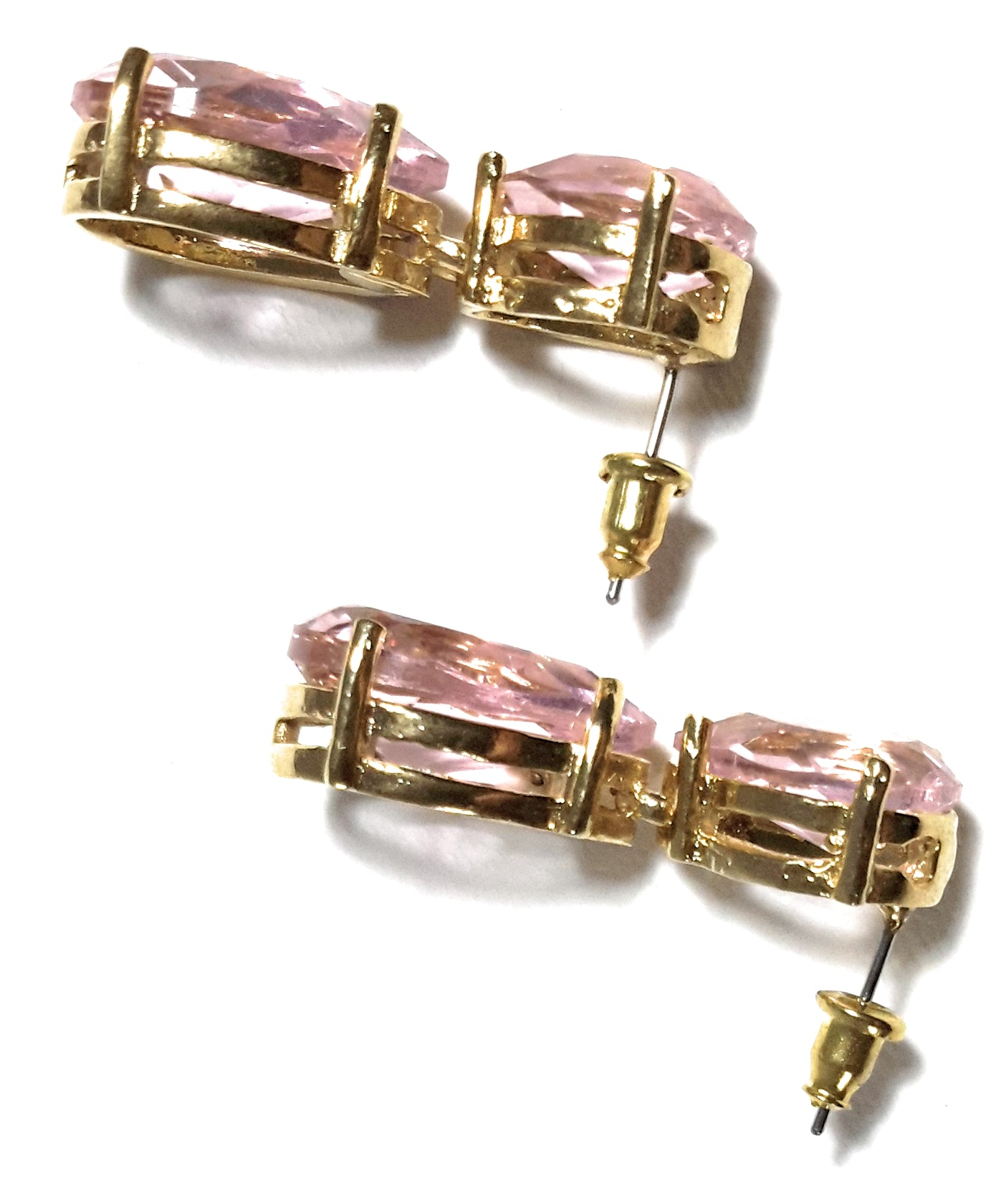 Pendientes Joya 24K · Rosa Claro (última unidad!)