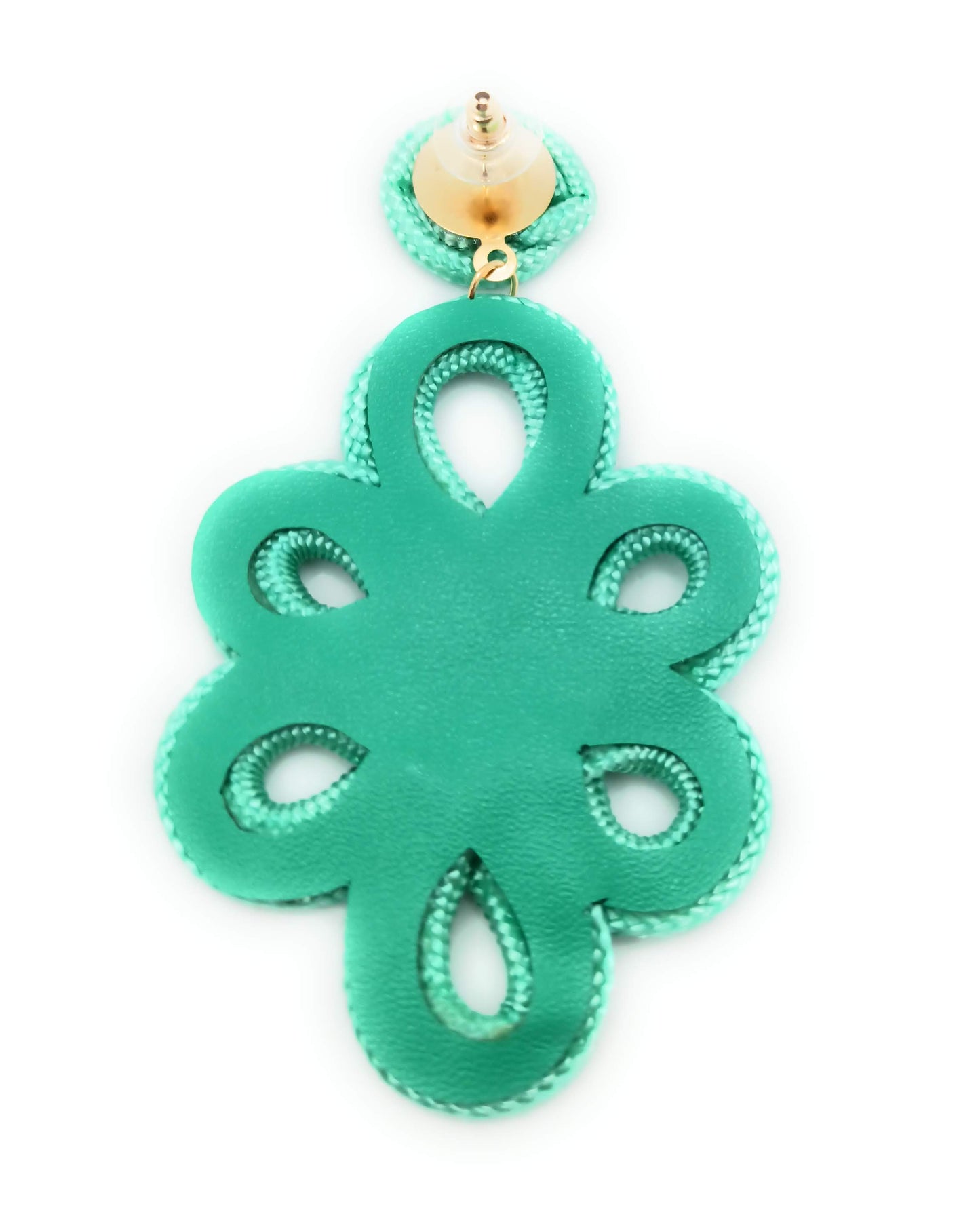 Pendientes Largos de Fiesta y Flamenca – Ligereza y Estilo Andaluz · Verde Agua