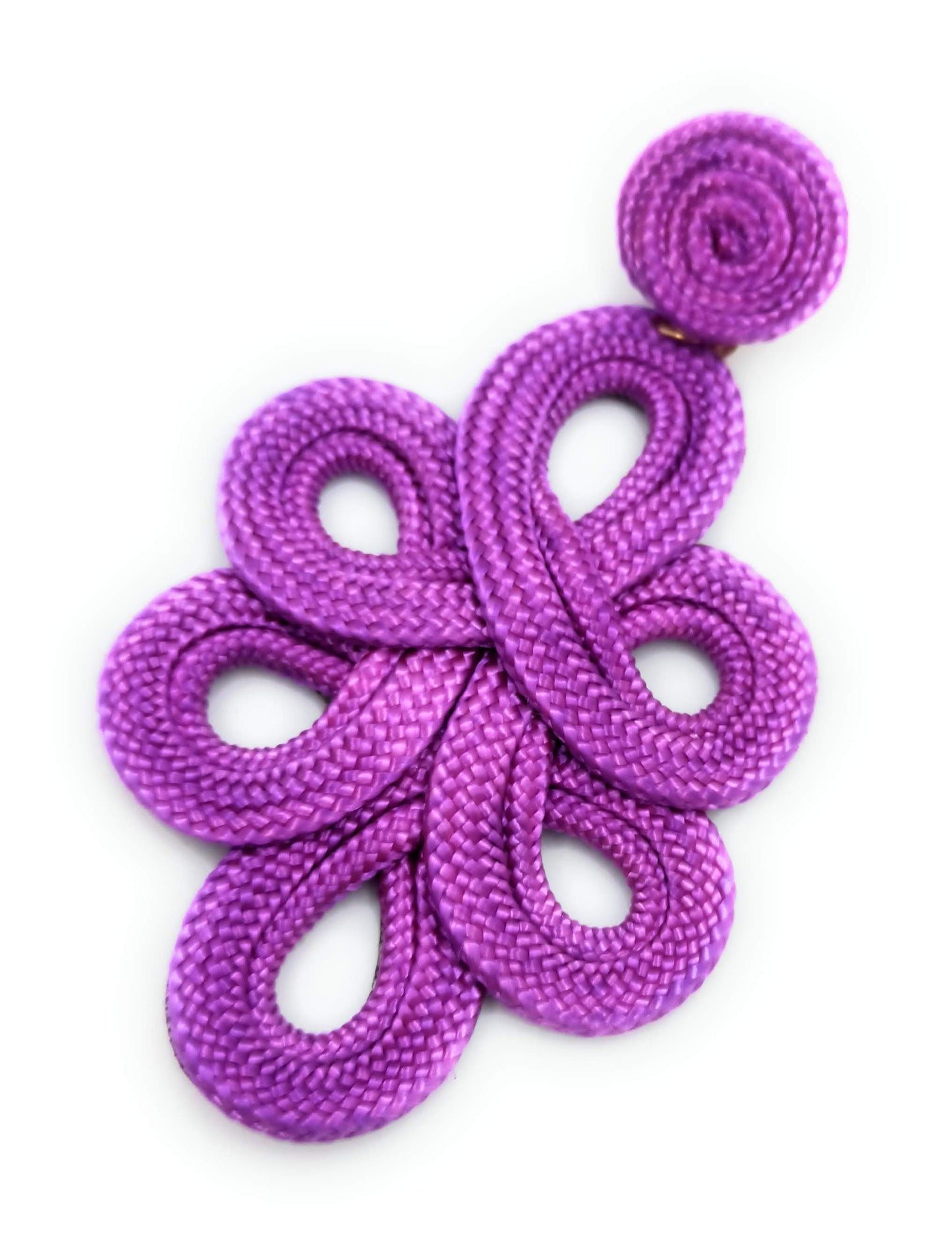 Pendientes Largos de Fiesta y Flamenca – Ligereza y Estilo Andaluz · Púrpura