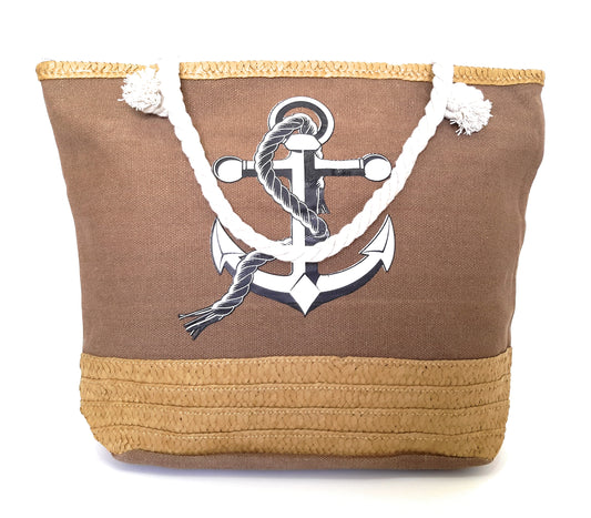 Bolso de Playa · Ancla Marrón