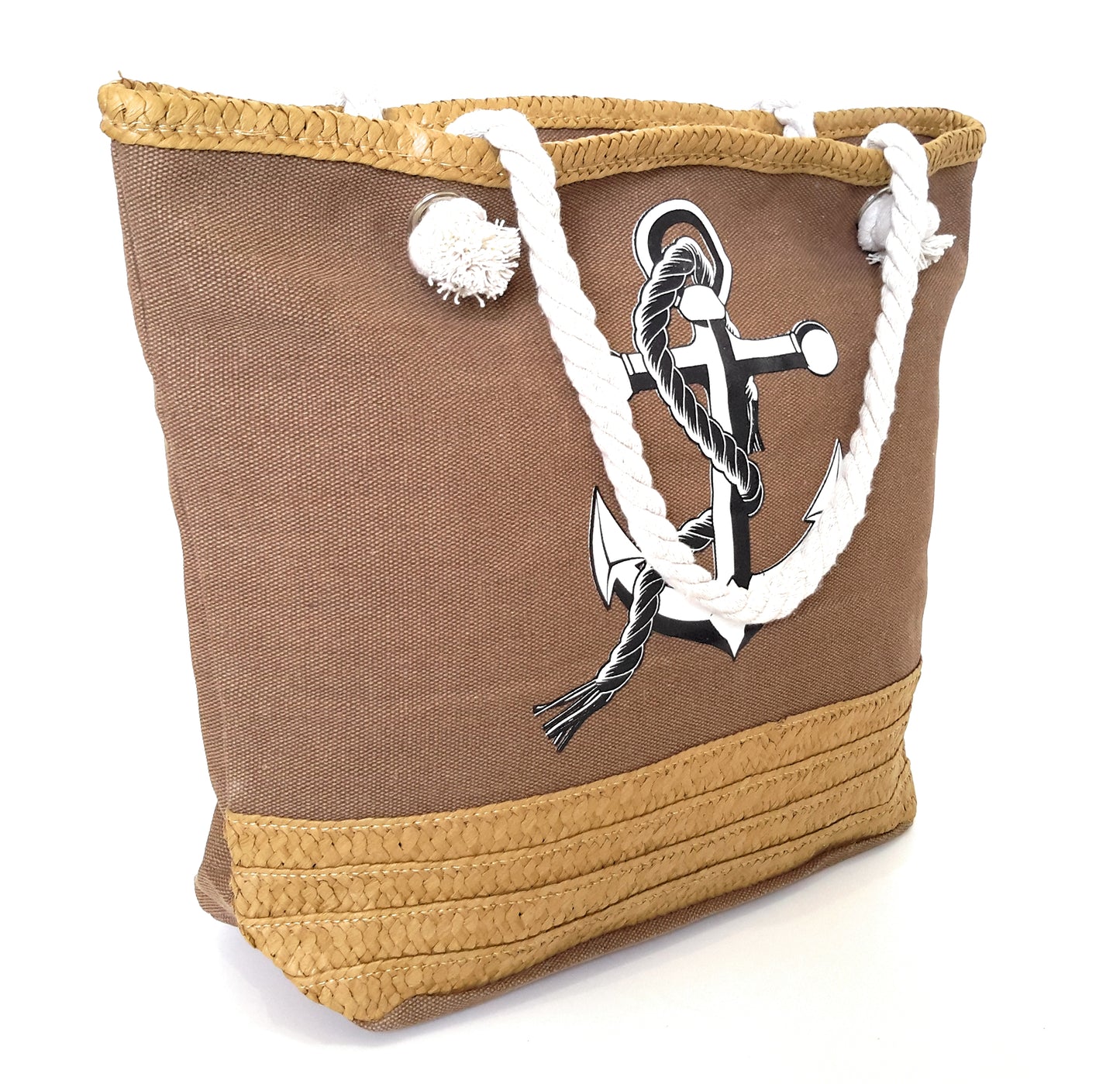 Bolso de Playa · Ancla Marrón