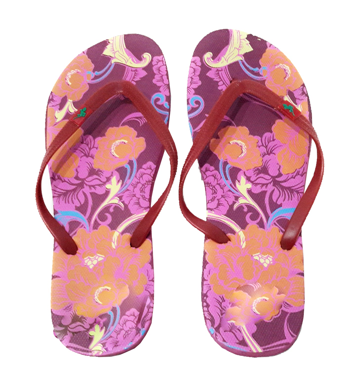 Chanclas de Mujer · Flores Burdeos T.36 · T.41