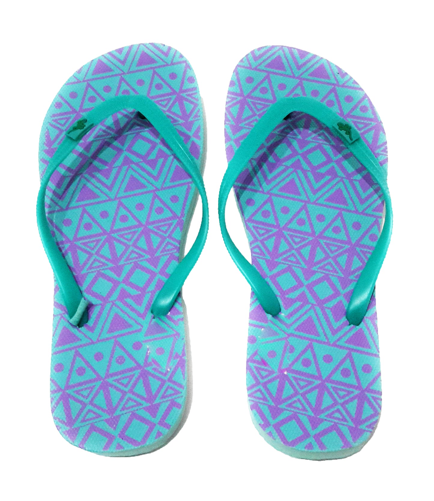 Chanclas de Mujer · Rectángulos Turquesa T.36-T.41