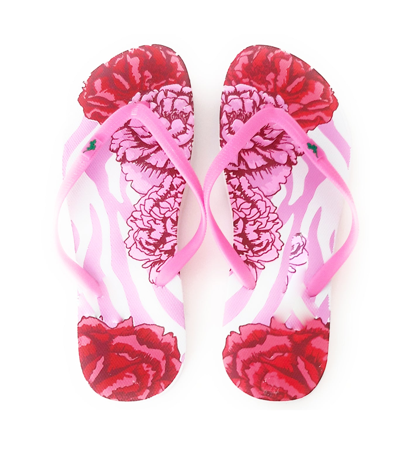 Chanclas de Mujer · Rosas Pintadas T.39 · T.41