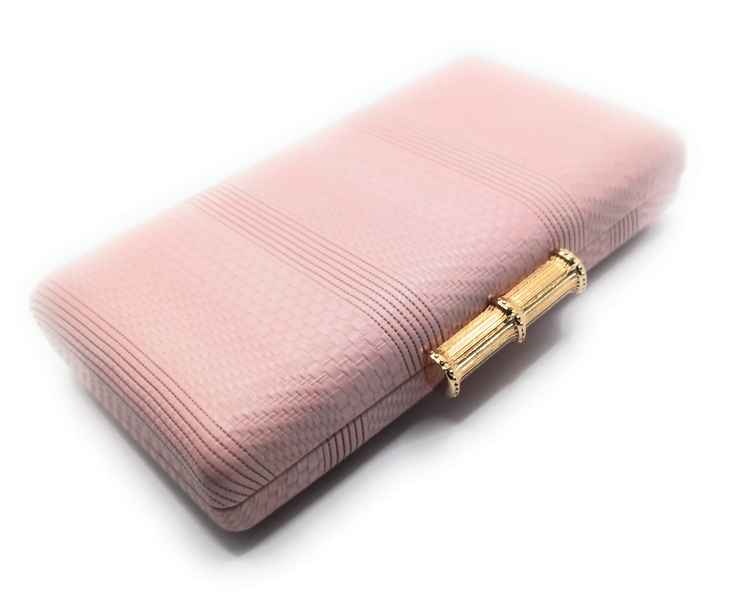 Cartera De Mano Bolso Fiesta Rectangular · Bambú Rosa Claro (últimas unidades!)