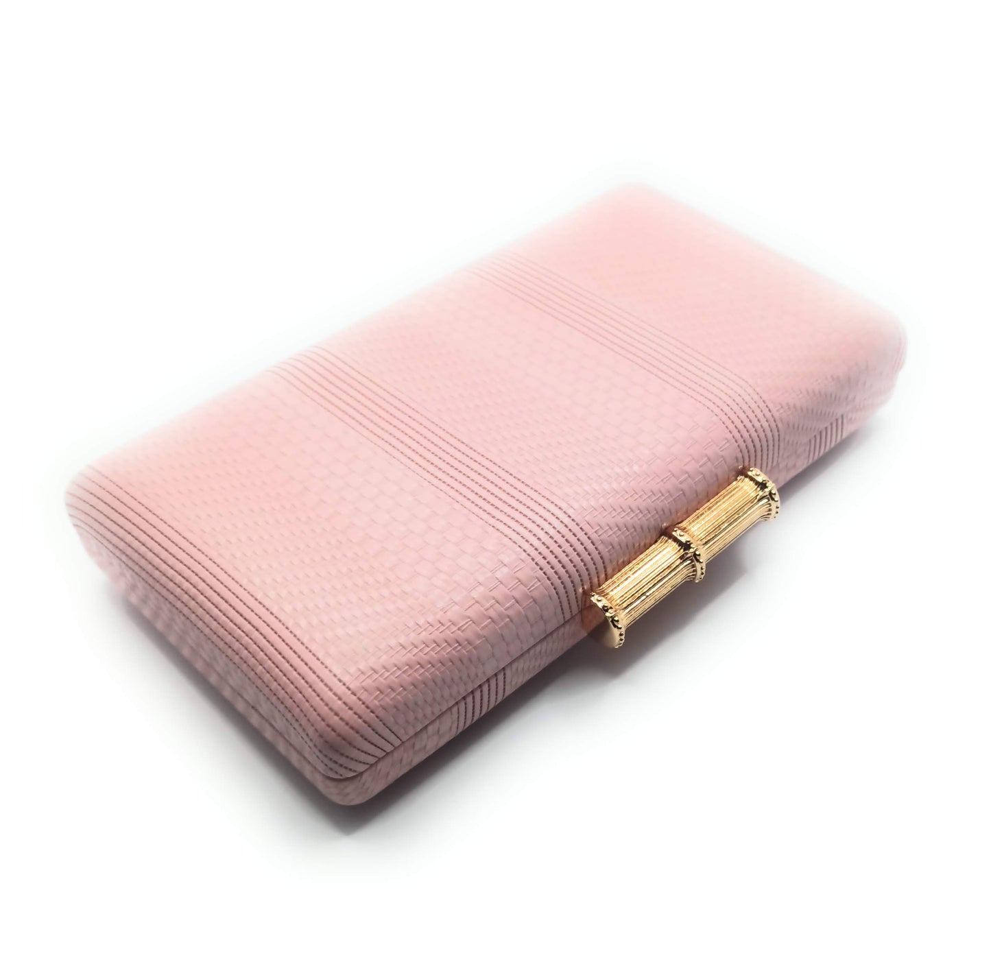 Cartera De Mano Bolso Fiesta Rectangular · Bambú Rosa Claro (últimas unidades!)