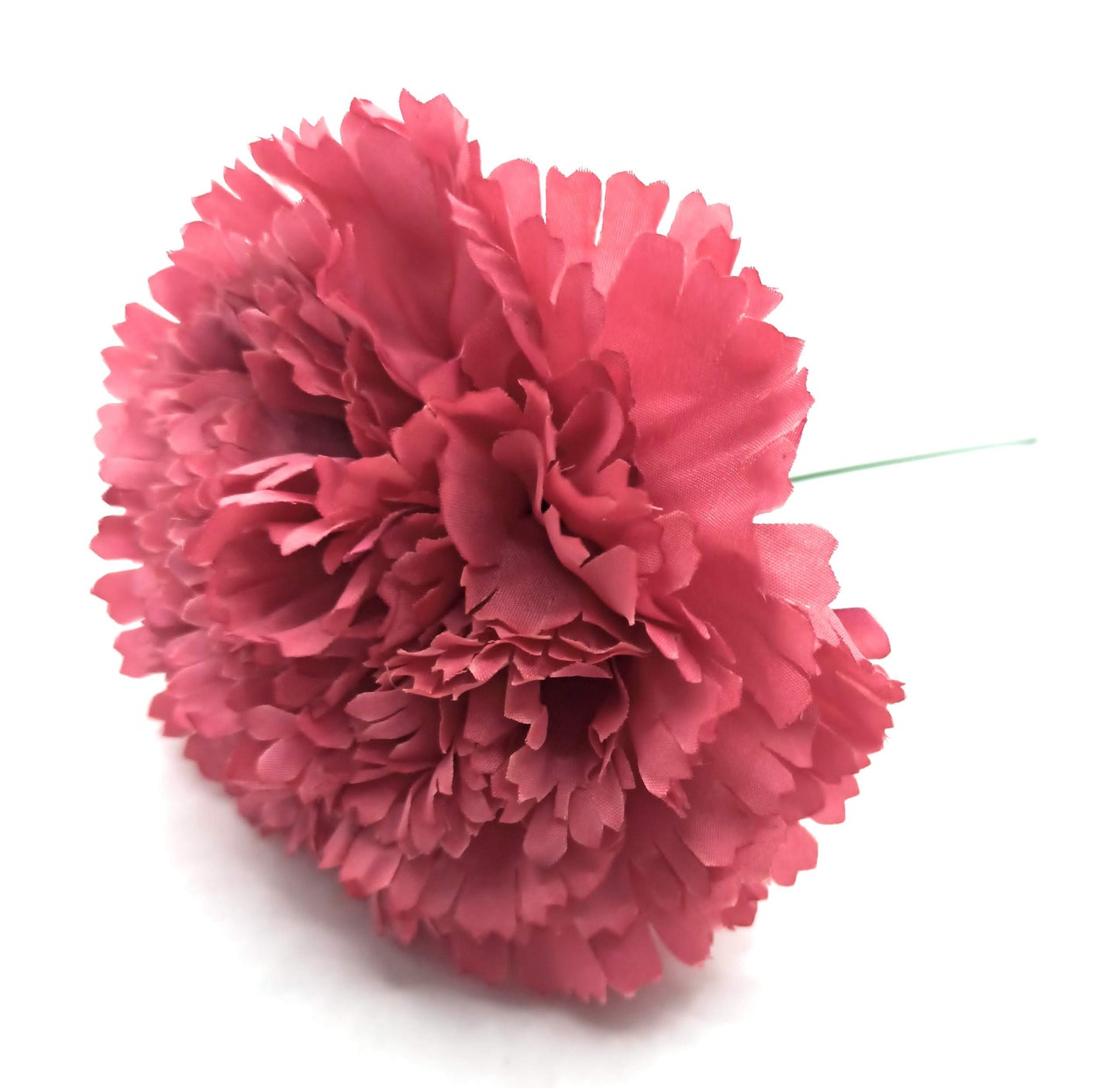 Clavel XL Flor Flamenca Grande Adorno Pelo Mujer · Rosa Guinda Ø13cm