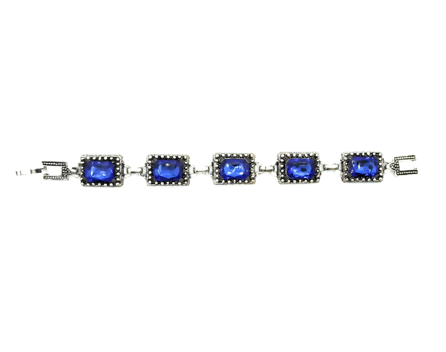 Pulsera Cristales · Azul