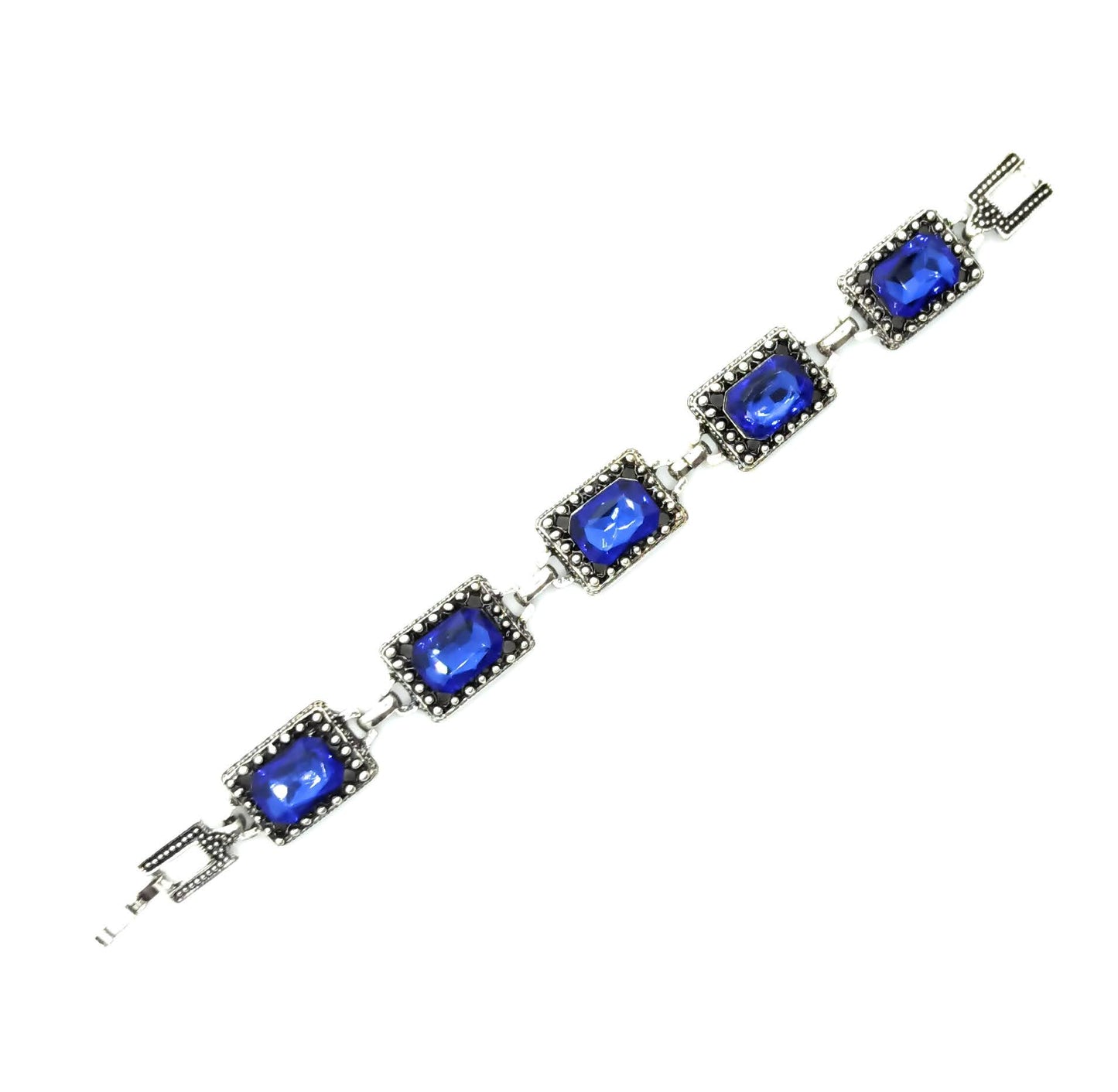 Pulsera Cristales · Azul