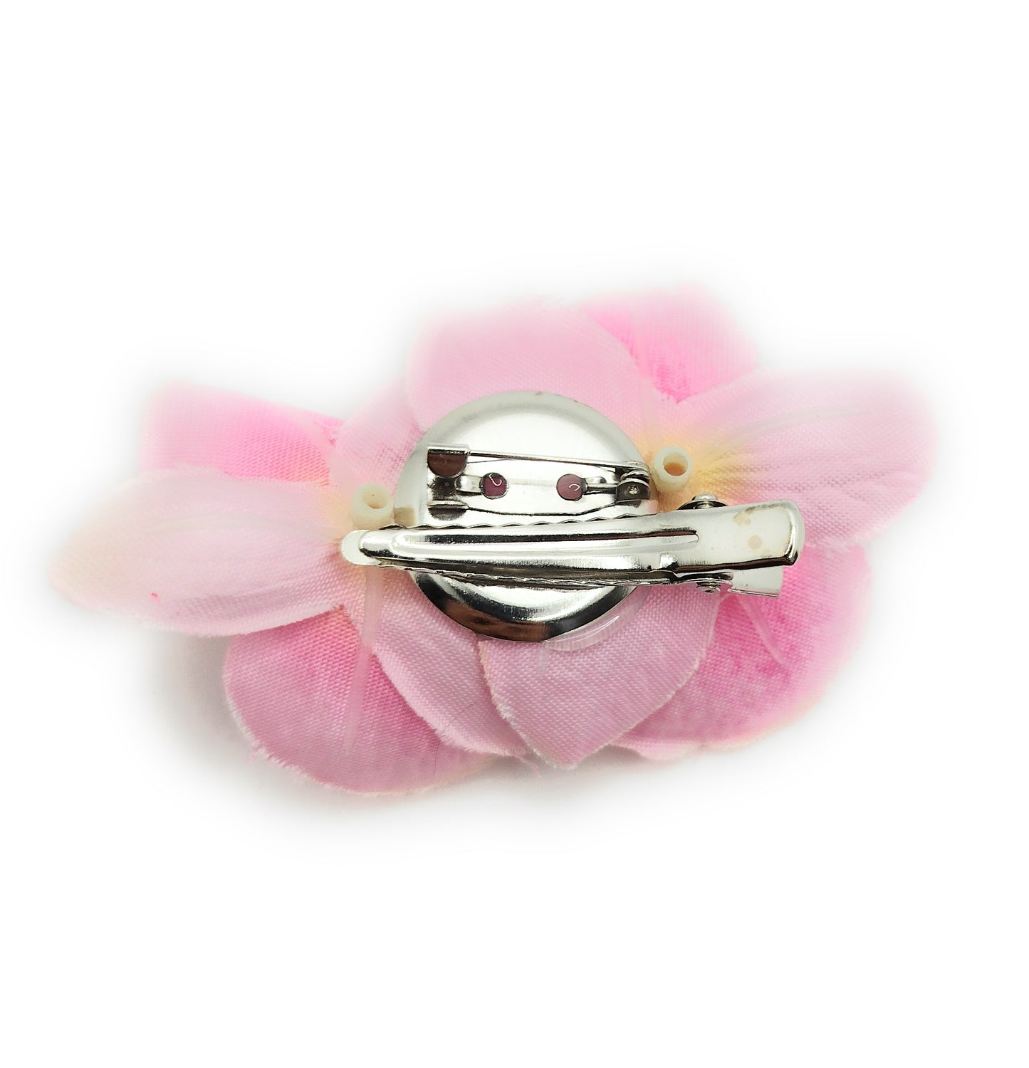 Broche Clip Flamenco Floral · Flores Rosa