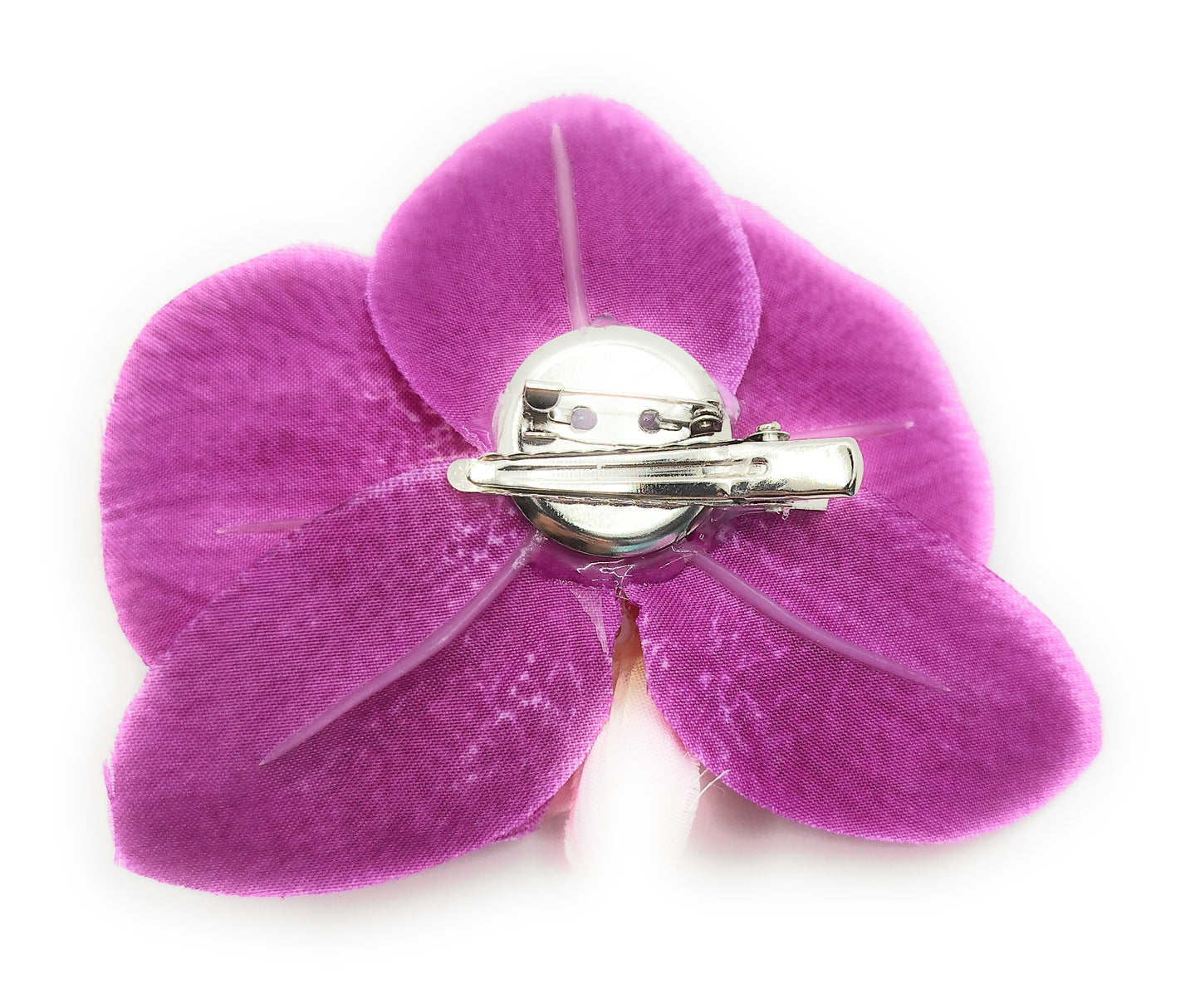 Broche Clip Flamenco Floral · Violeta Rosa (Talla M)