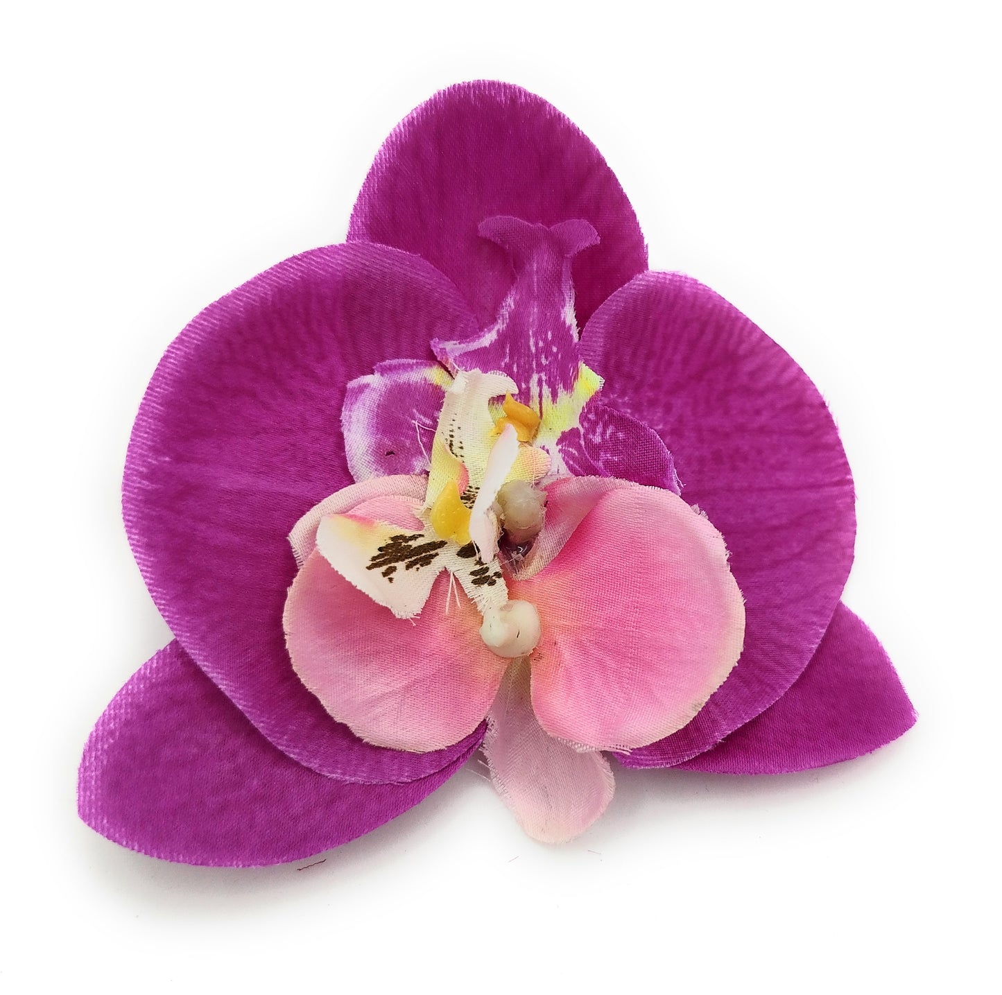 Broche Clip Flamenco Floral · Violeta Rosa (Talla M)