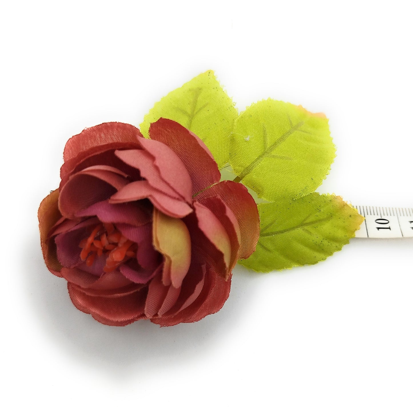 Broche Clip Flamenco Floral · Flor Rosa Viejo (Talla S)