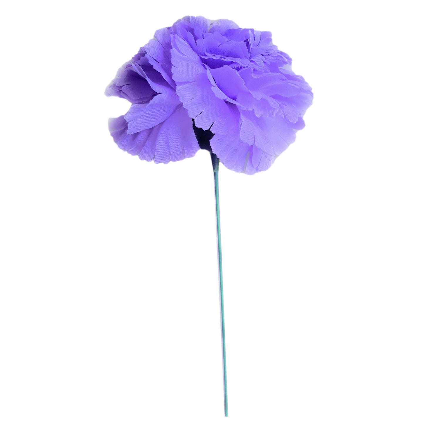 Clavel Flamenco Flor Pelo Ø9cm · Lavanda Oscuro