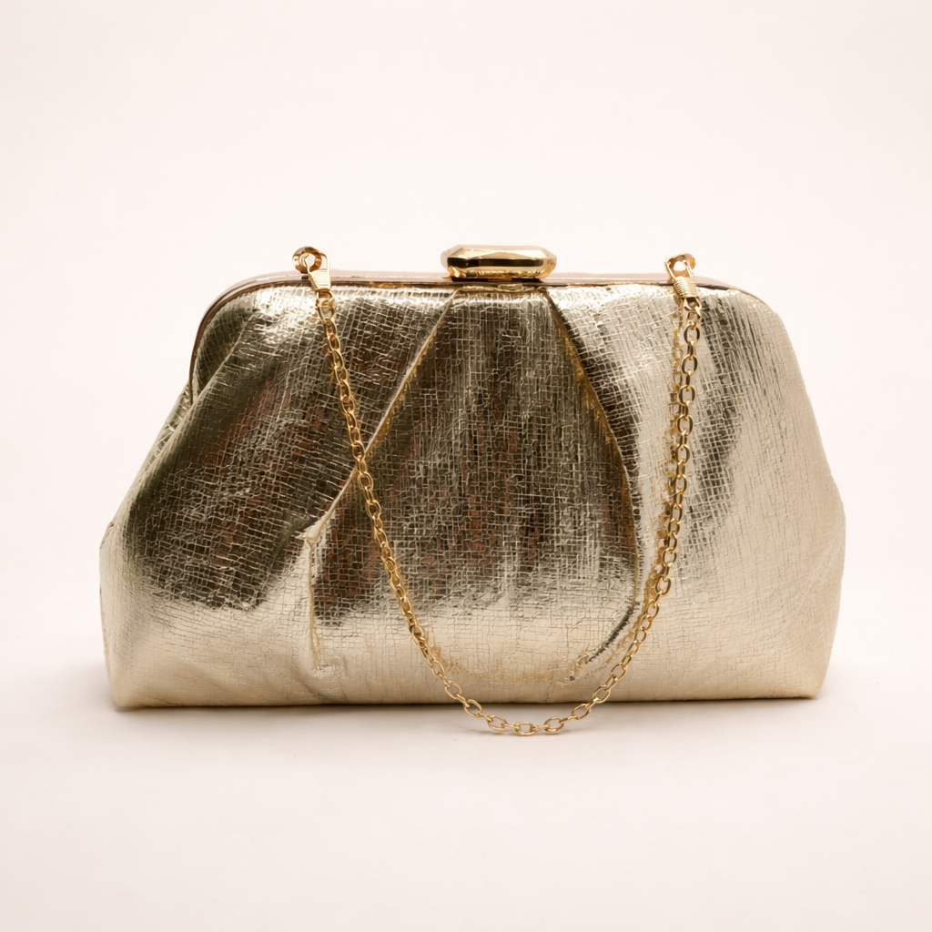 Goldene Handtasche/Abendtasche (Letzte!)
