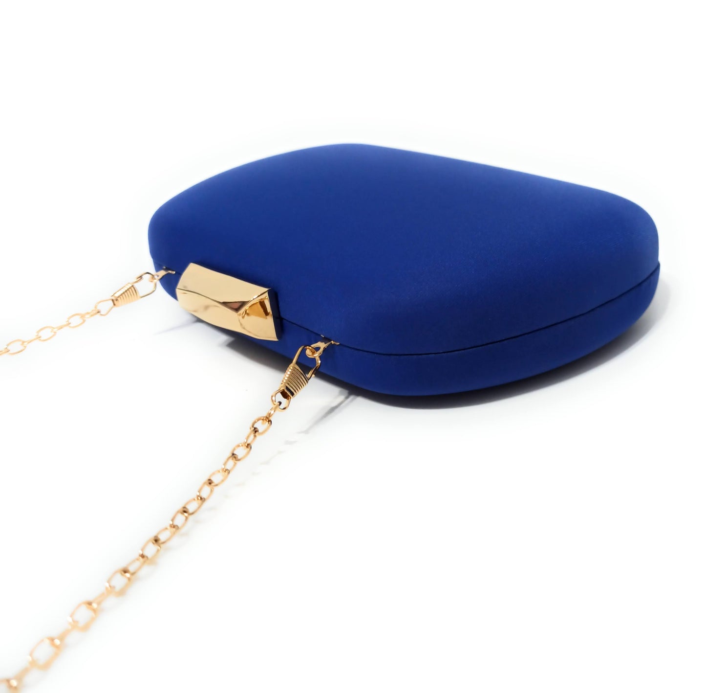 Bolso Fiesta Bombonera Cartera de mano · Azul Oro