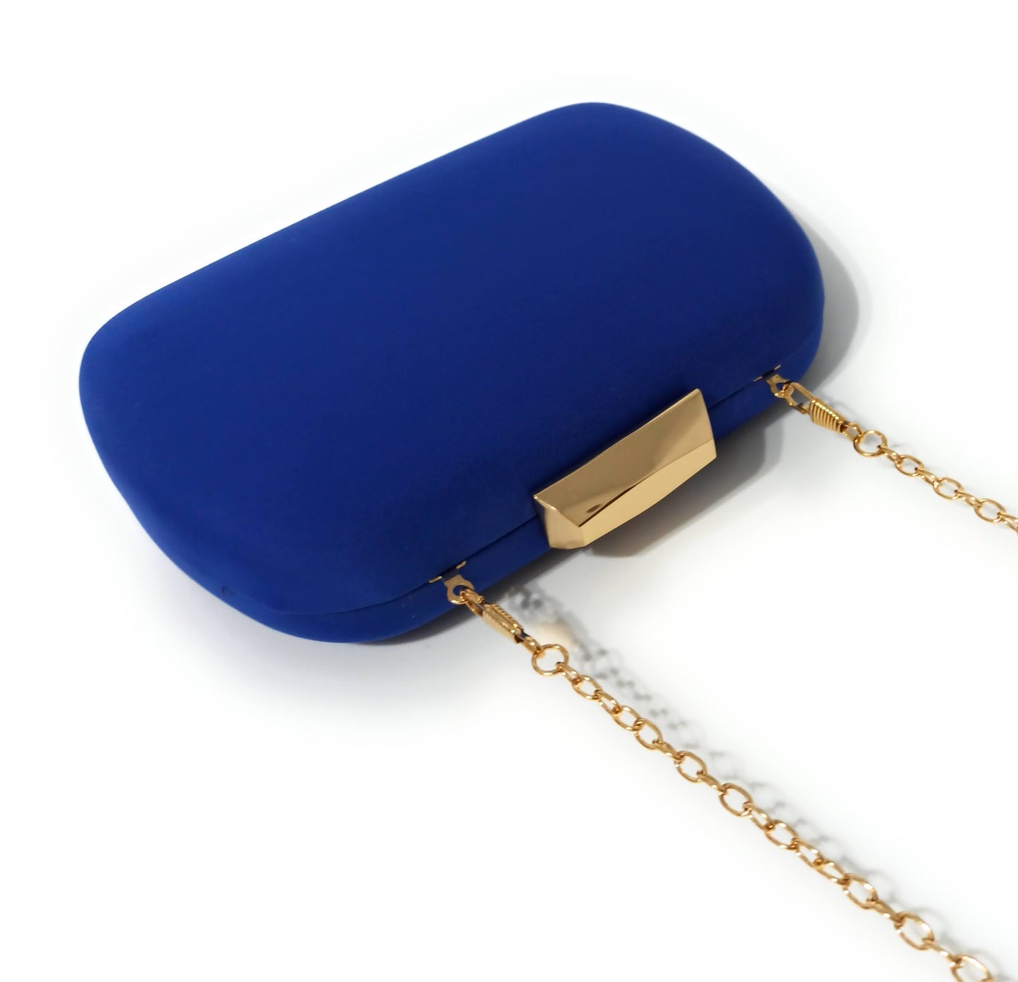 Bolso Fiesta Bombonera Cartera de mano · Azul Oro