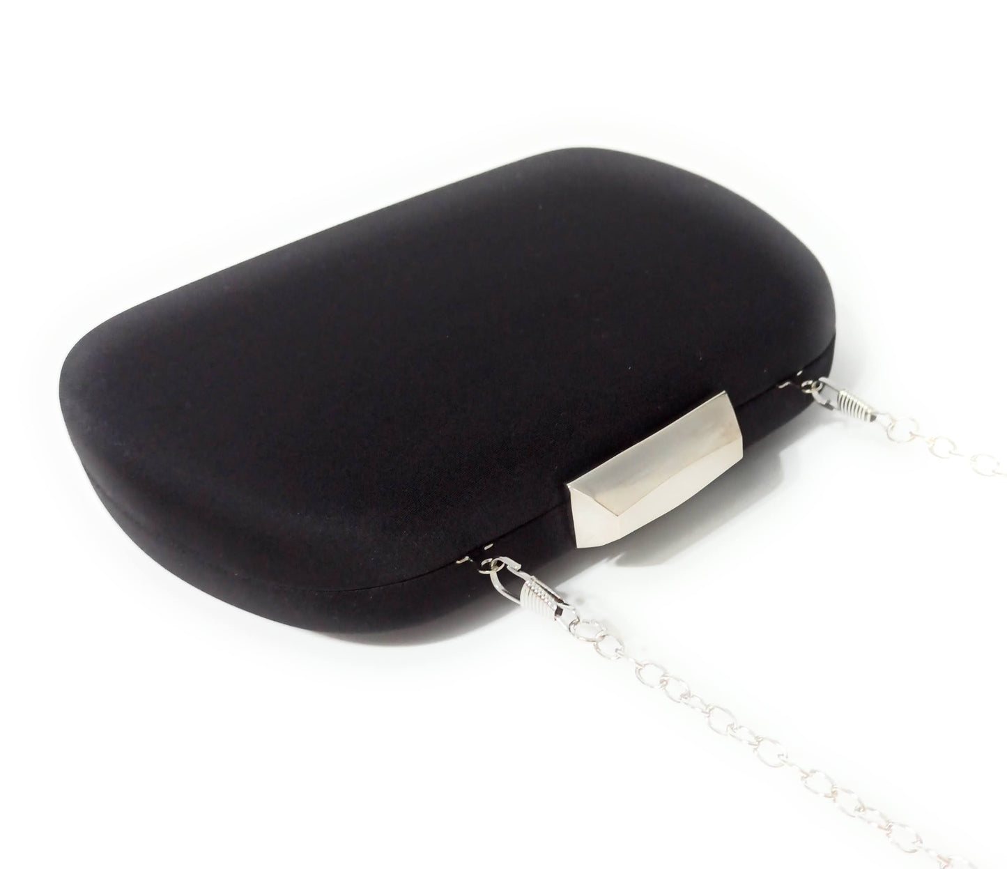 Bolso Fiesta Bombonera Cartera de mano · Negro Plata (última unidad!)